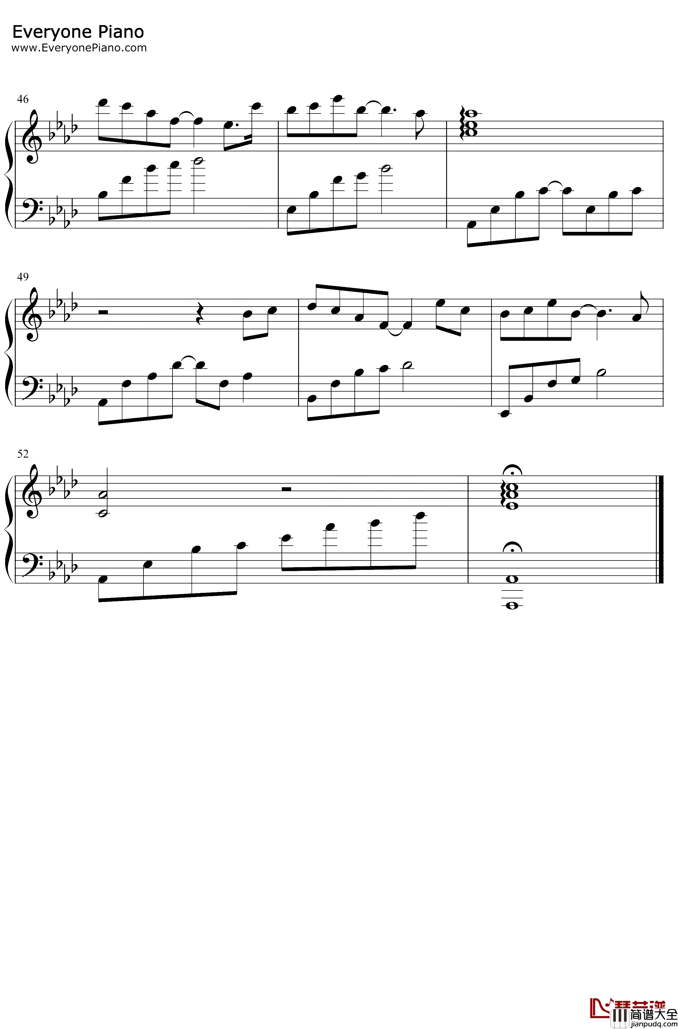 忘了就好钢琴谱_M小冯哒_原创曲