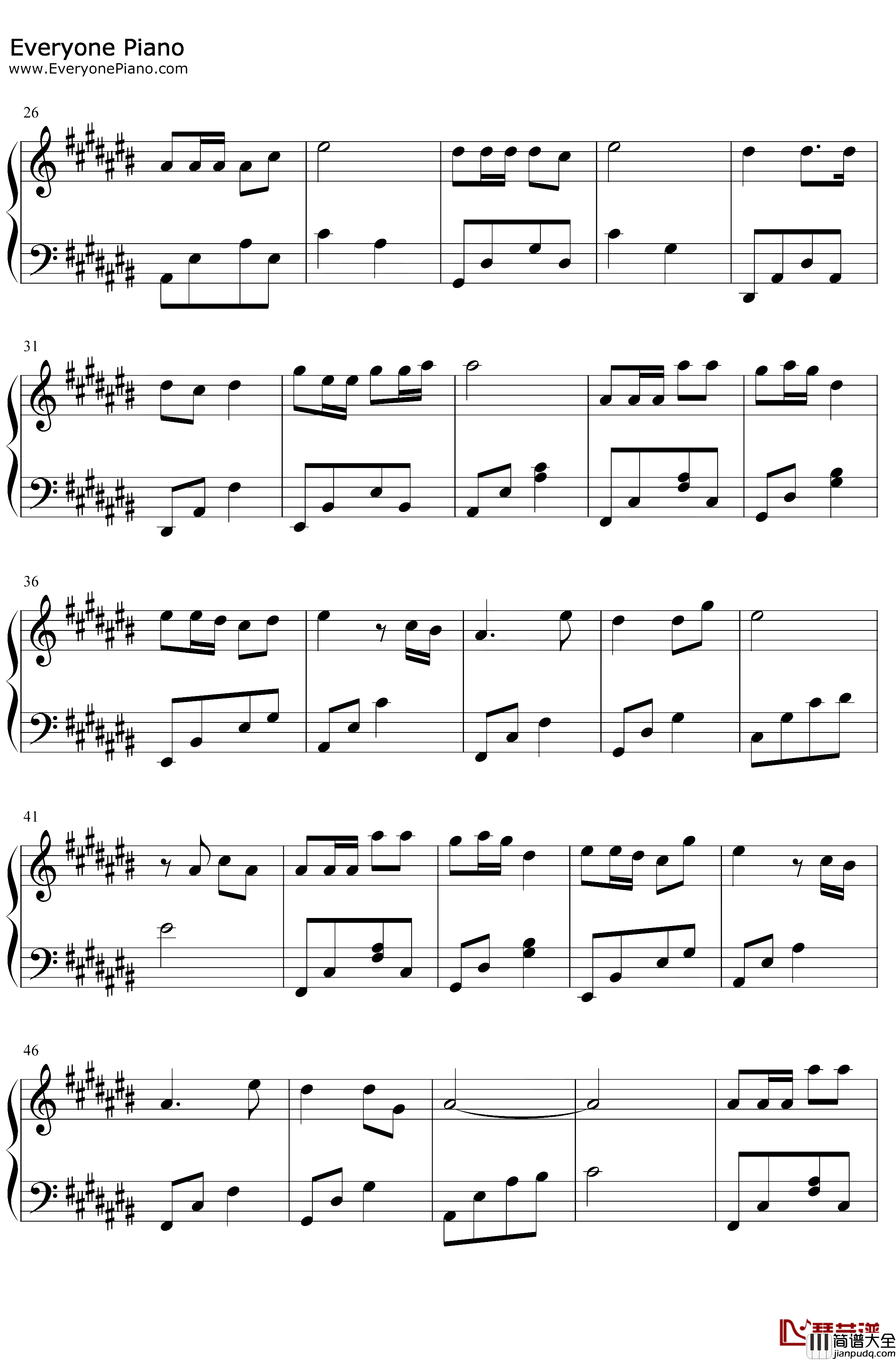 百花香钢琴谱_魏新雨_一首虐狗的爱情歌曲