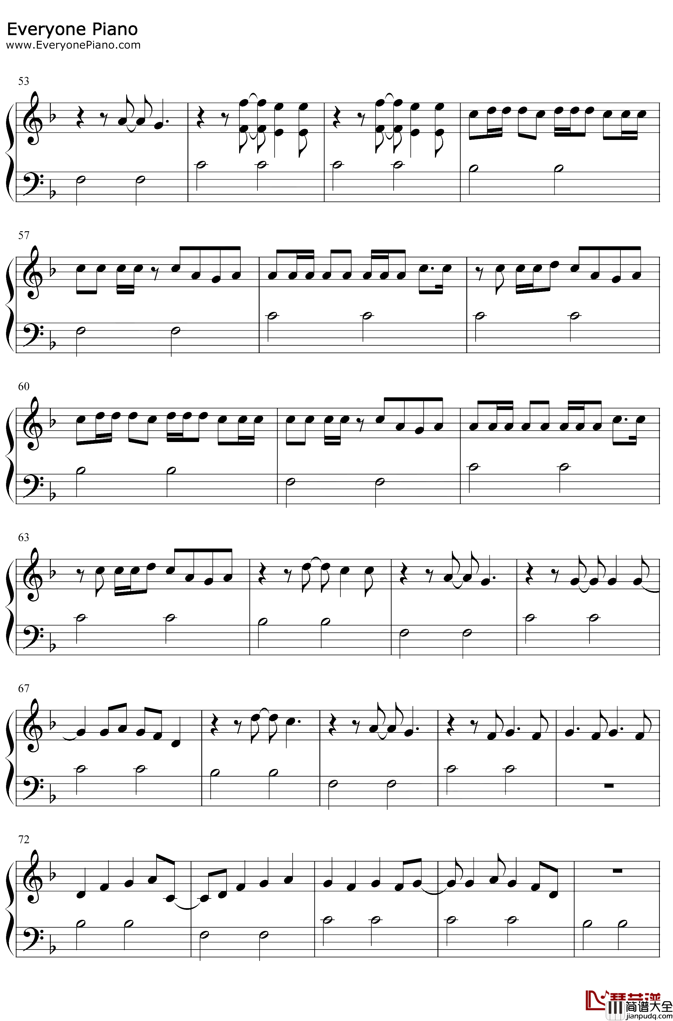 Sunflower_Vol6钢琴谱_HarryStyles