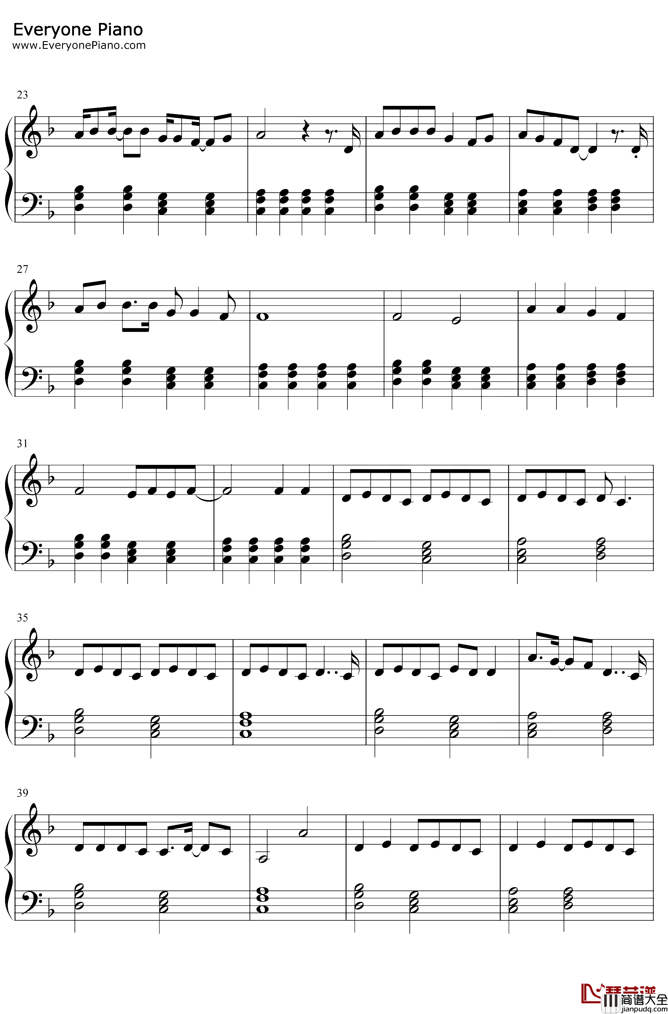 Play_Date钢琴谱_Melanie_Martinez_抖音热歌