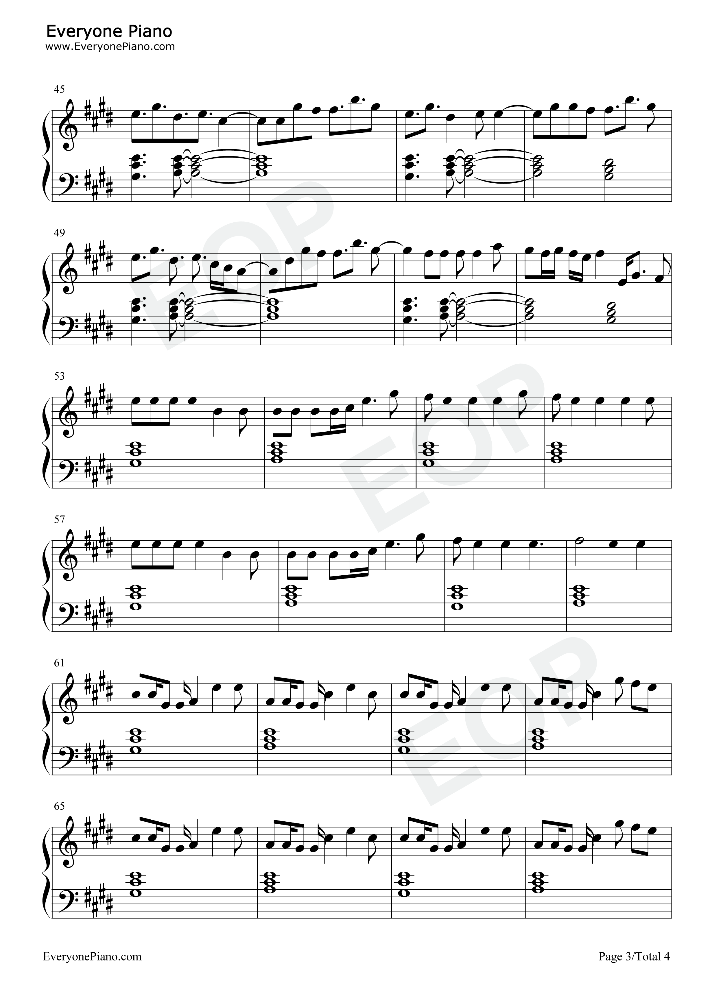 Rain_on_Me钢琴谱_Lady_Gaga_Ariana_Grande