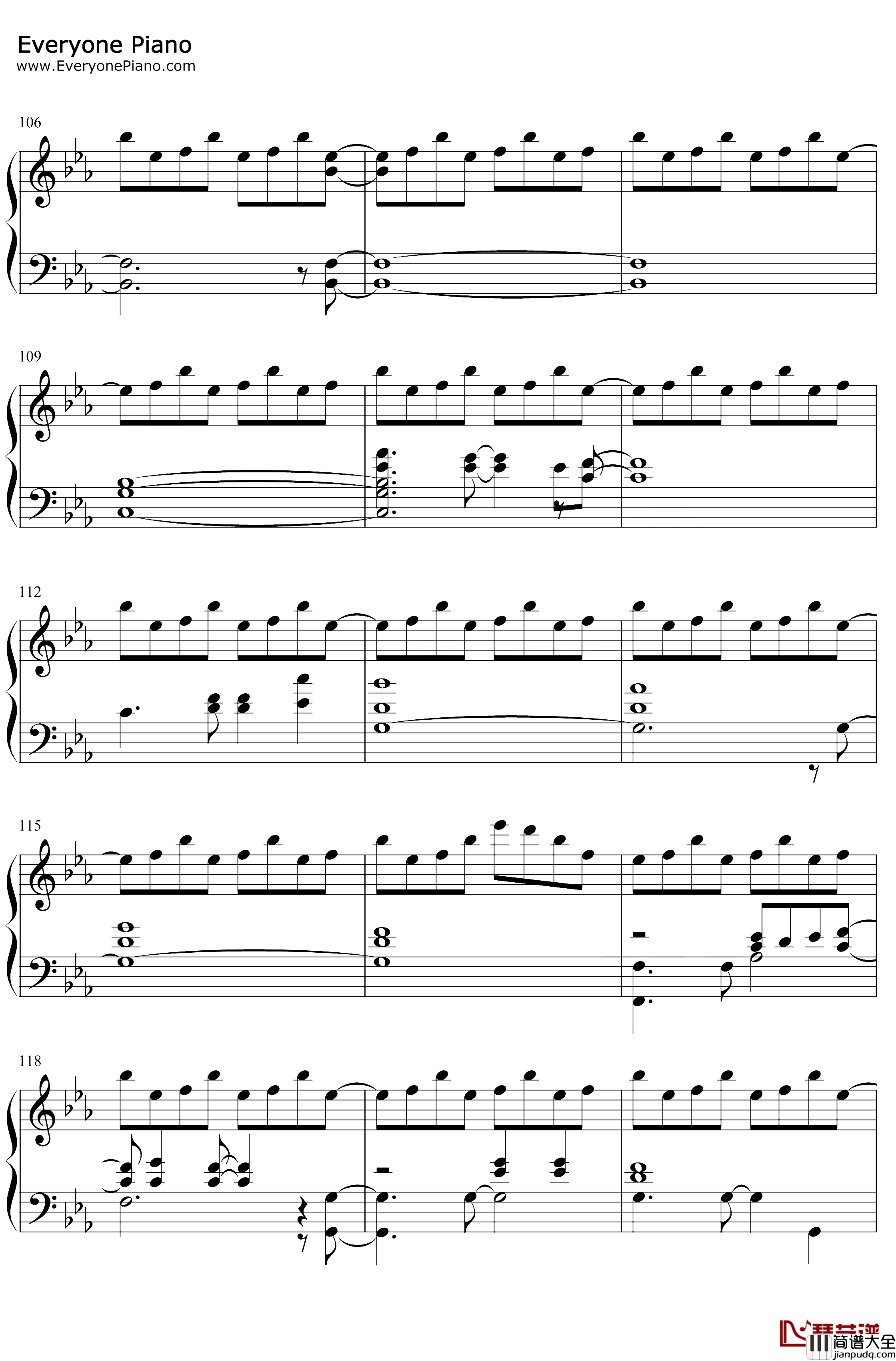 Herotoo钢琴谱_ChrissyCostanza_我的英雄学院第四季OST