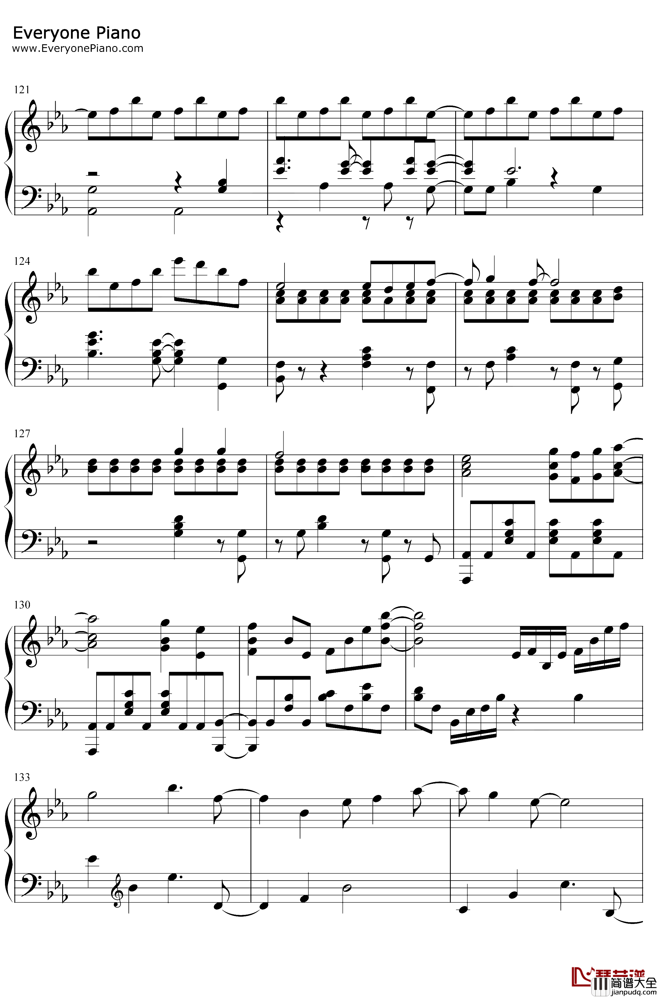 Herotoo钢琴谱_ChrissyCostanza_我的英雄学院第四季OST