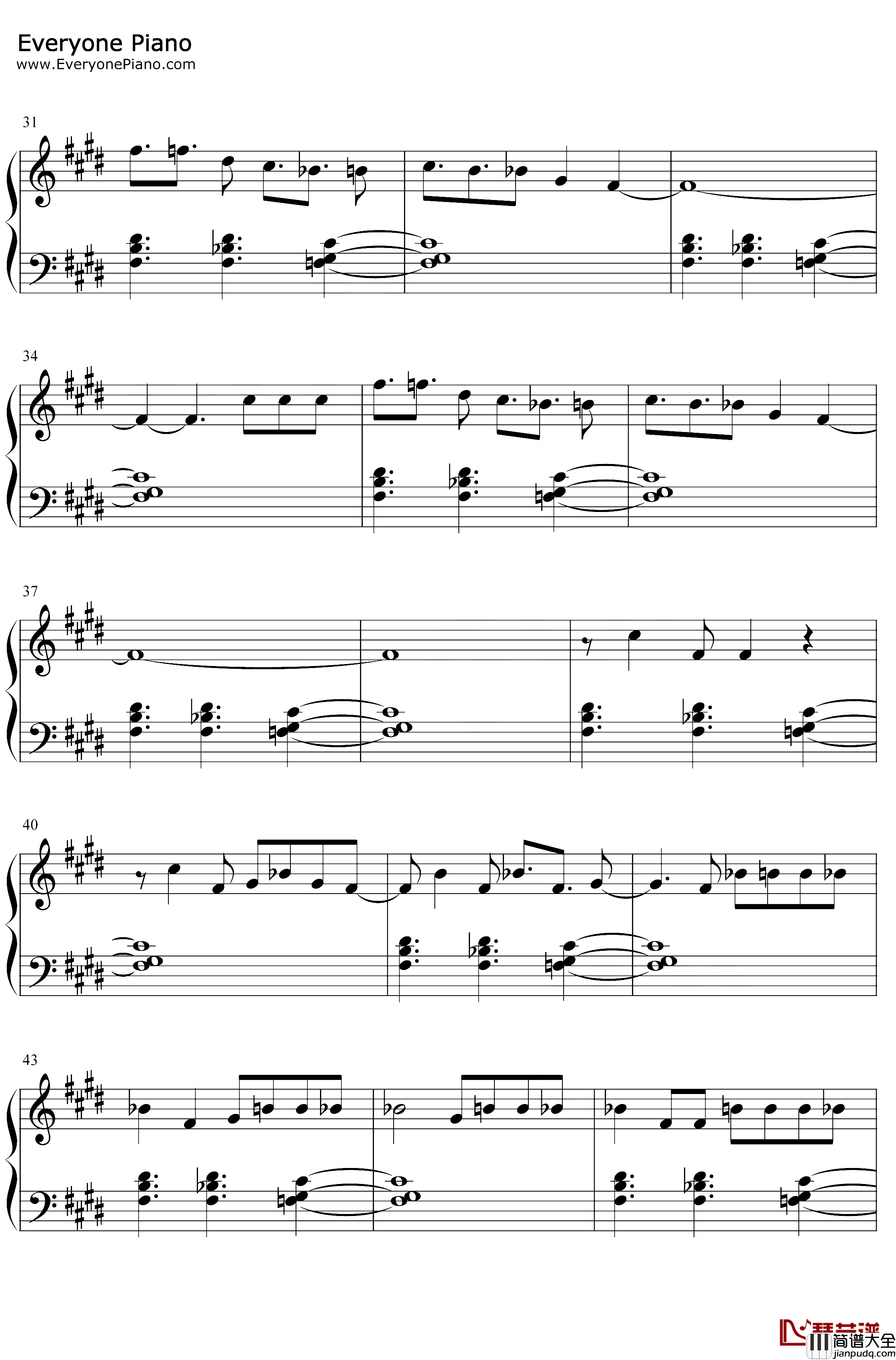 Daisies钢琴谱_Katy_Perry