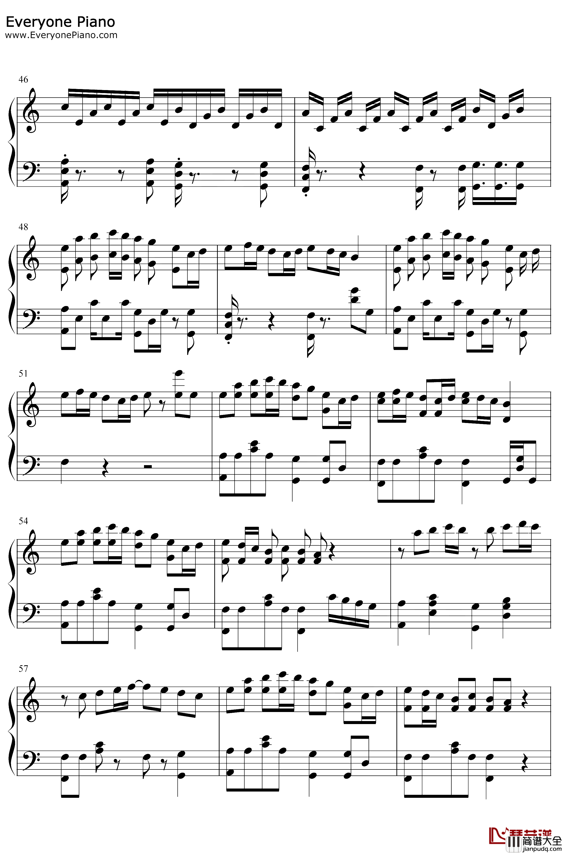 Avem钢琴谱_AlanWalker_TheAviationTheme