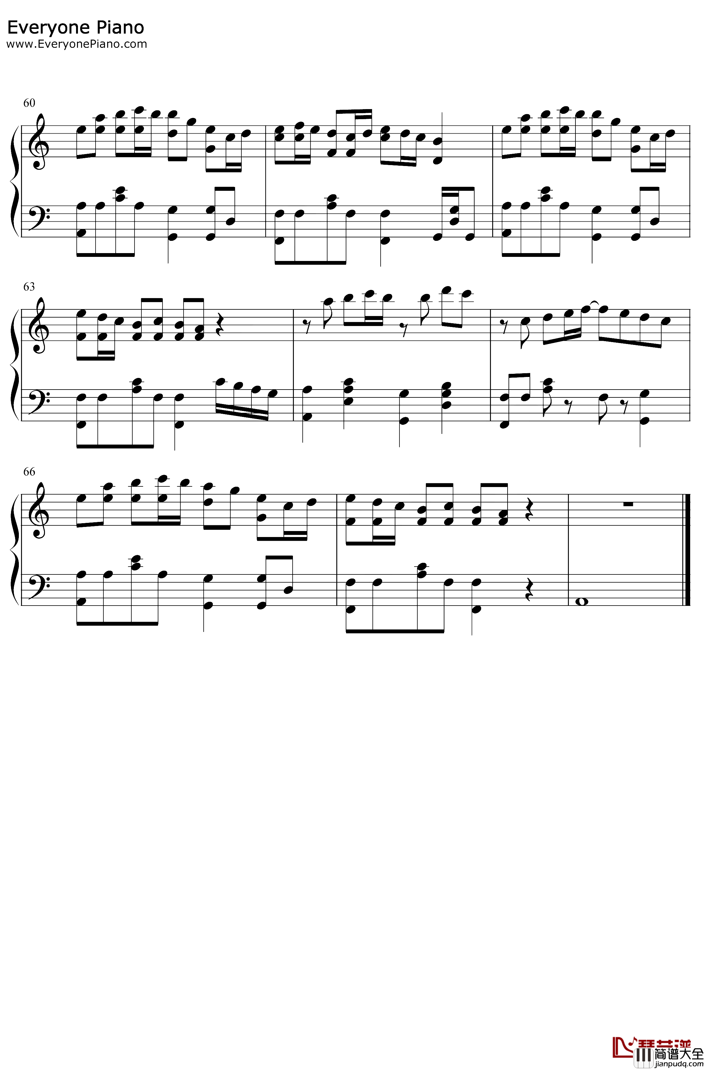 Avem钢琴谱_AlanWalker_TheAviationTheme