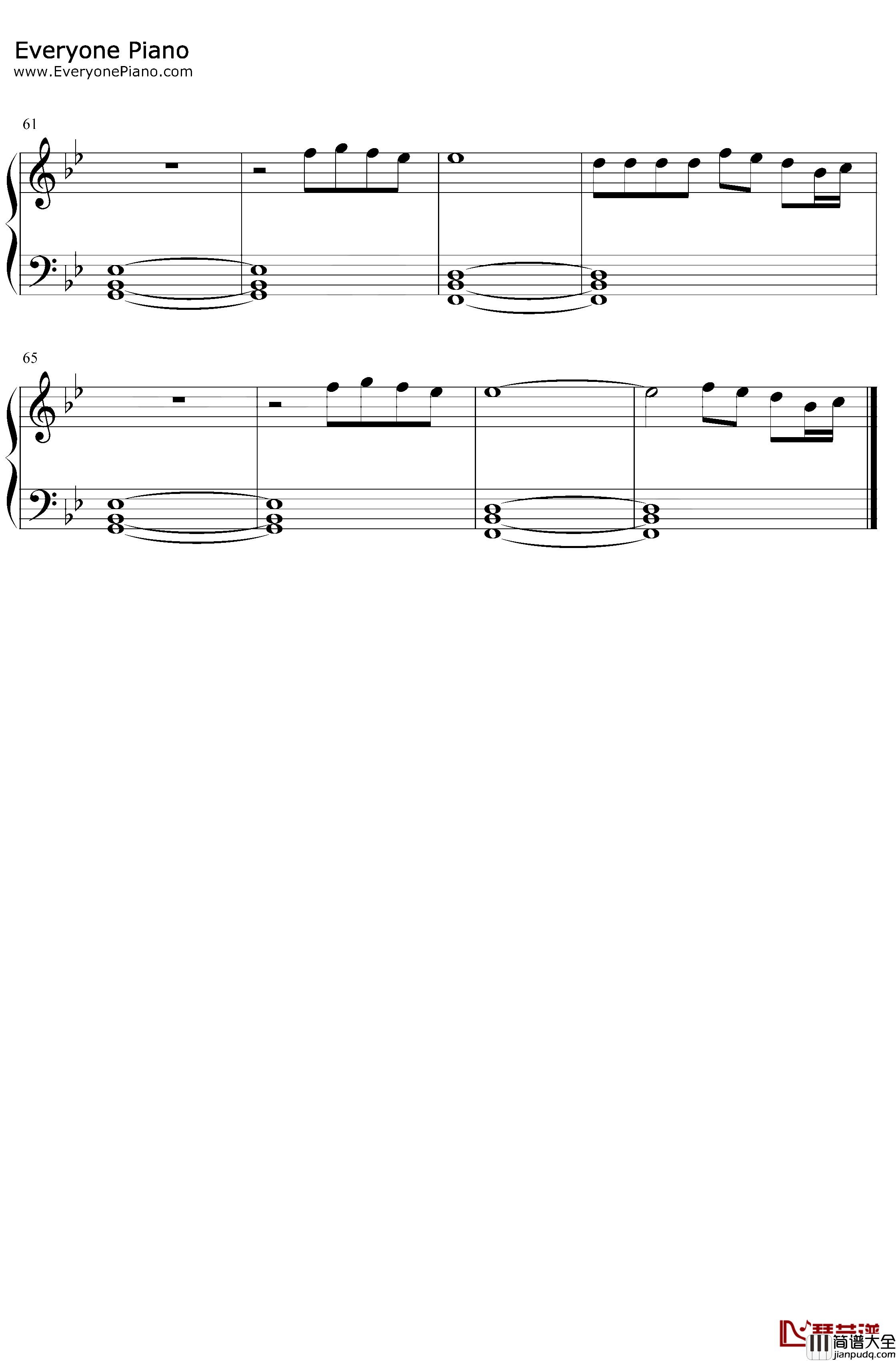 Time_Flies钢琴谱_Drake