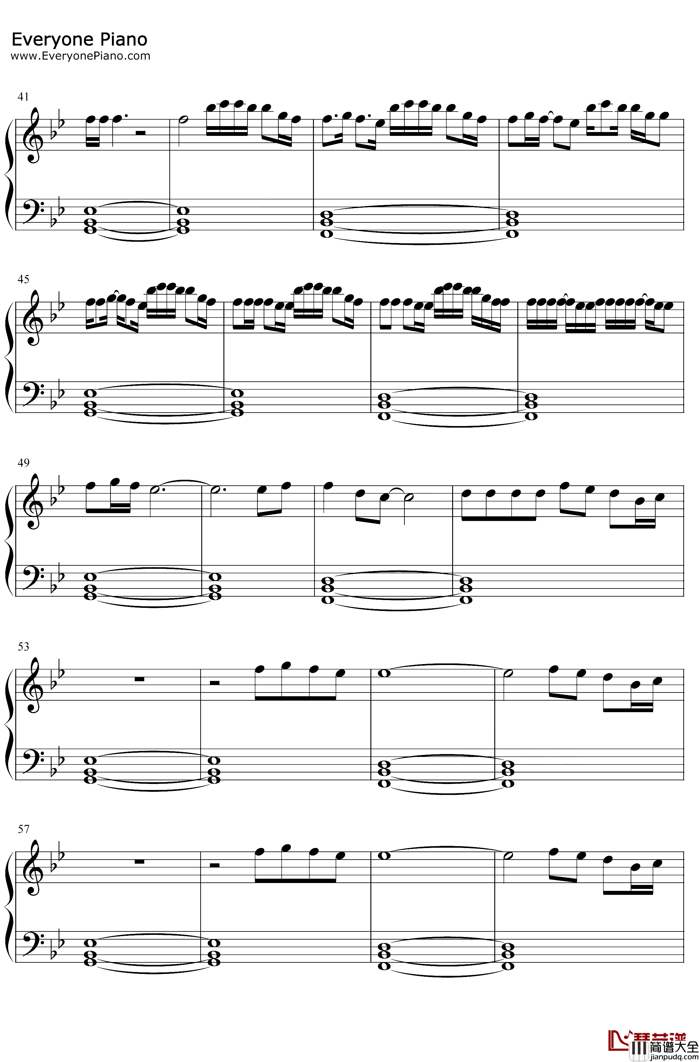 Time_Flies钢琴谱_Drake