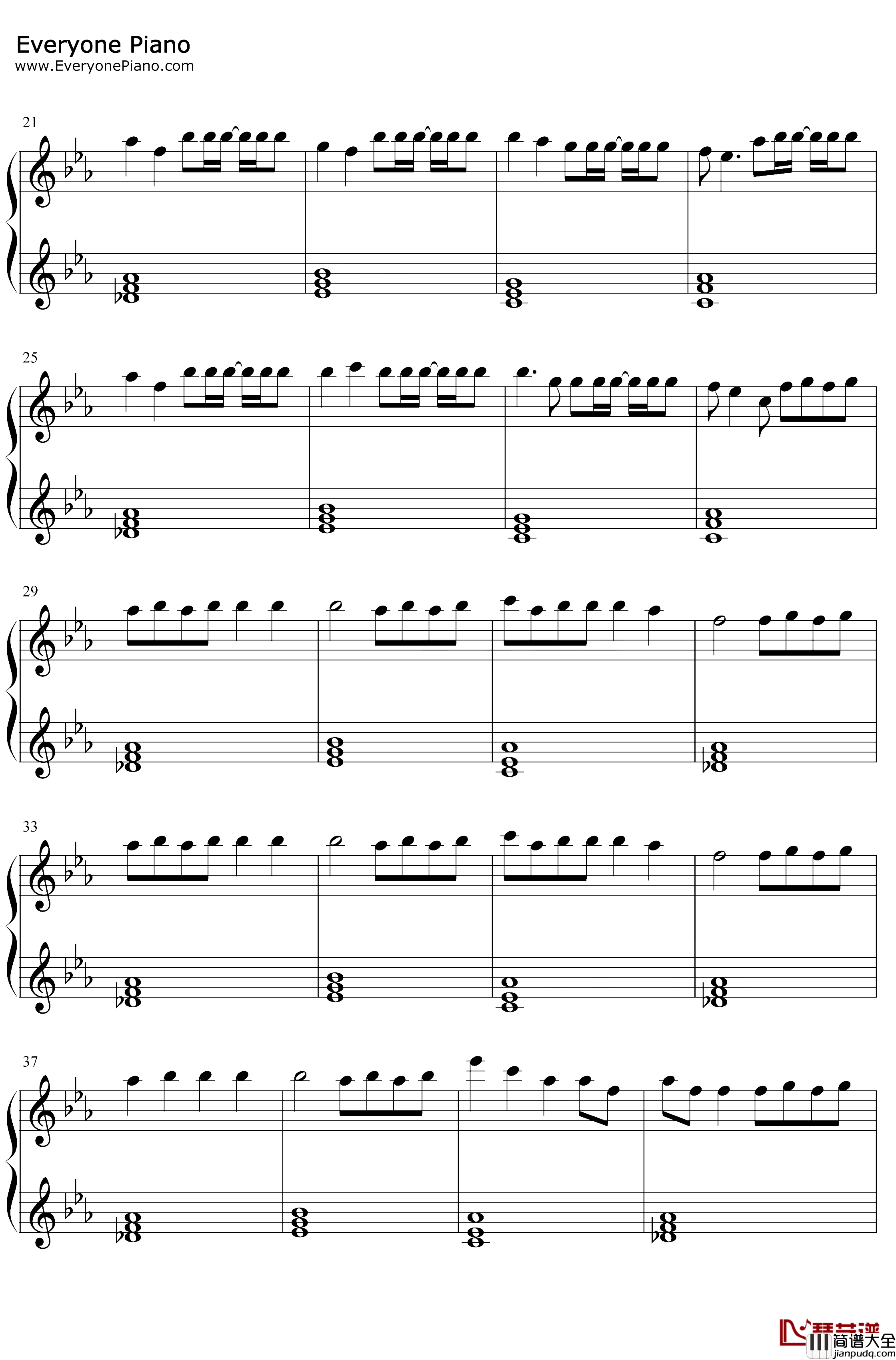 Saved_My_Life钢琴谱_Sia