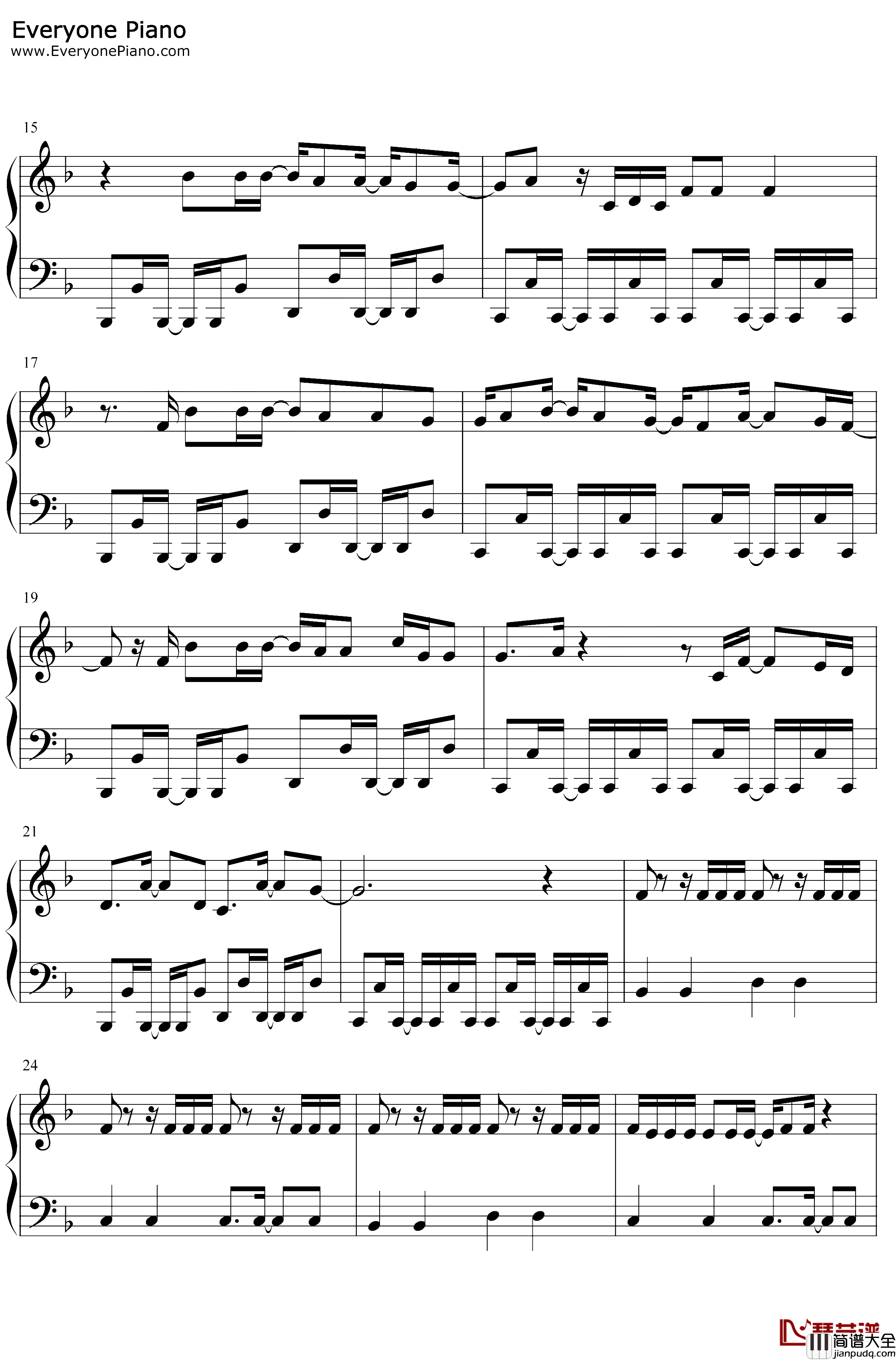 Break_Up_Song钢琴谱_Little_Mix