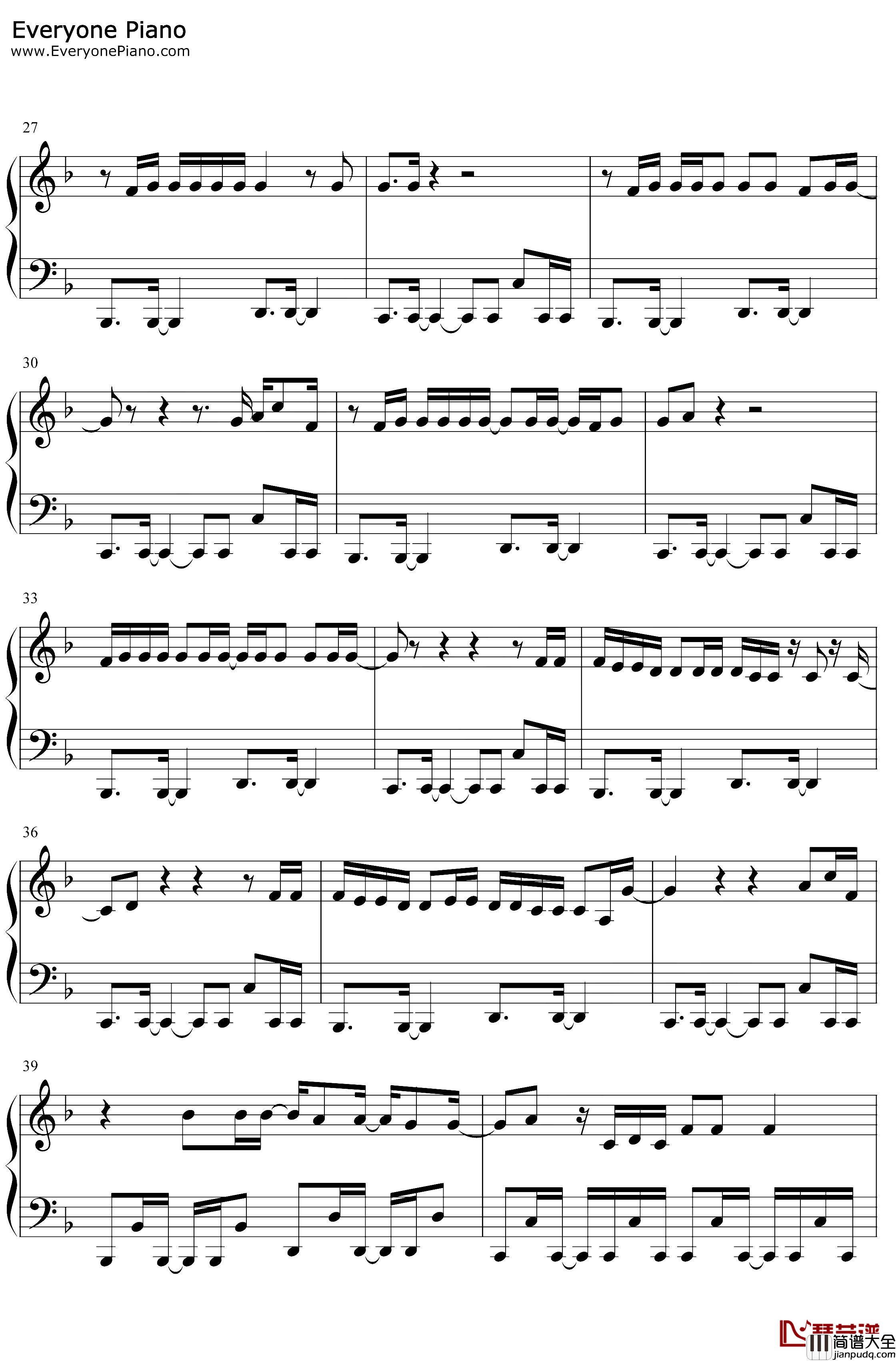 Break_Up_Song钢琴谱_Little_Mix