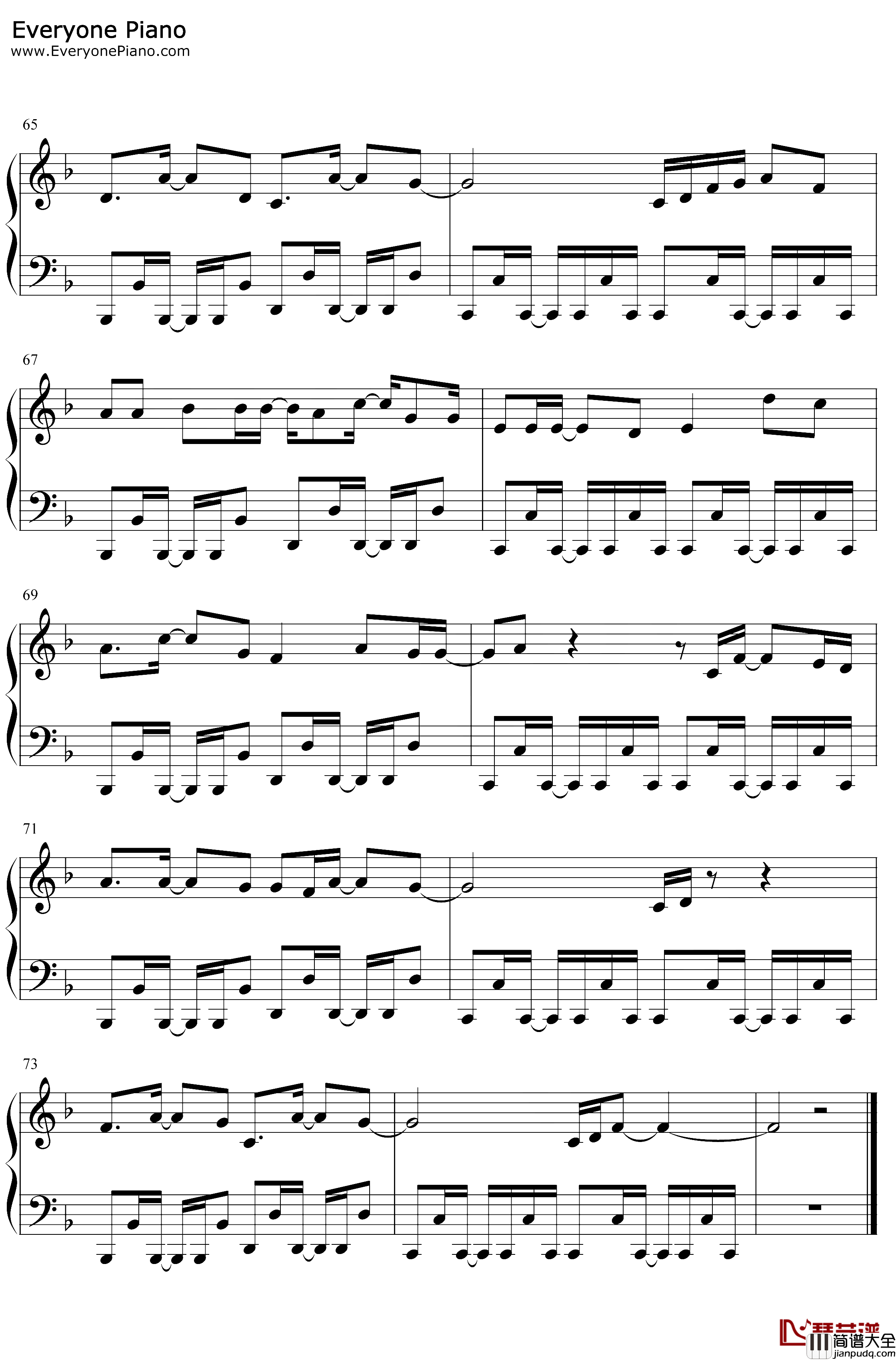 Break_Up_Song钢琴谱_Little_Mix