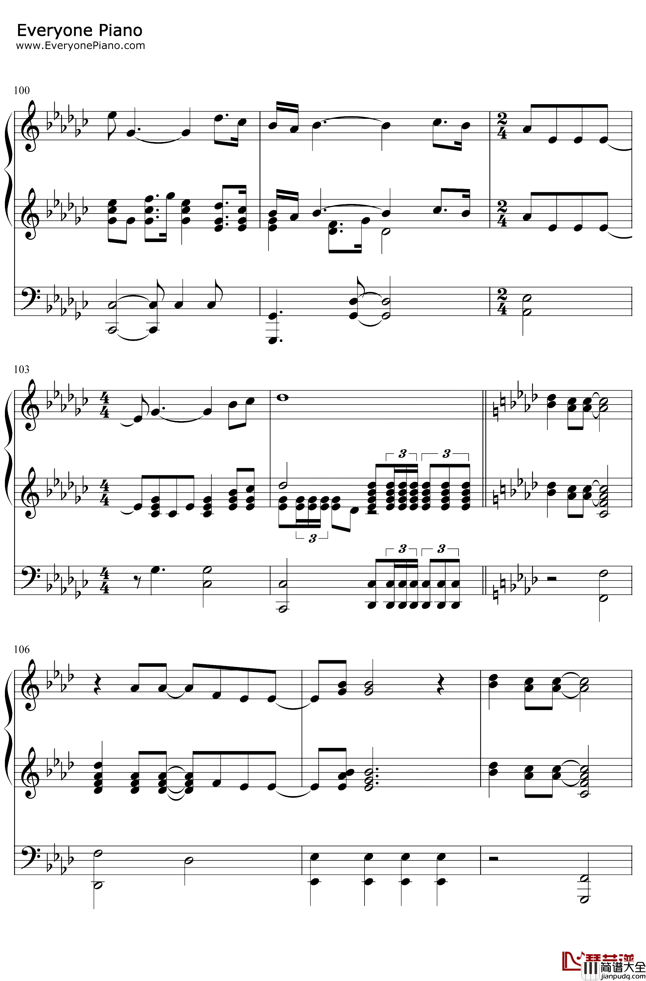 Show_Yourself钢琴谱_IdinaMenzelEvanRachelWood_冰雪奇缘2OST