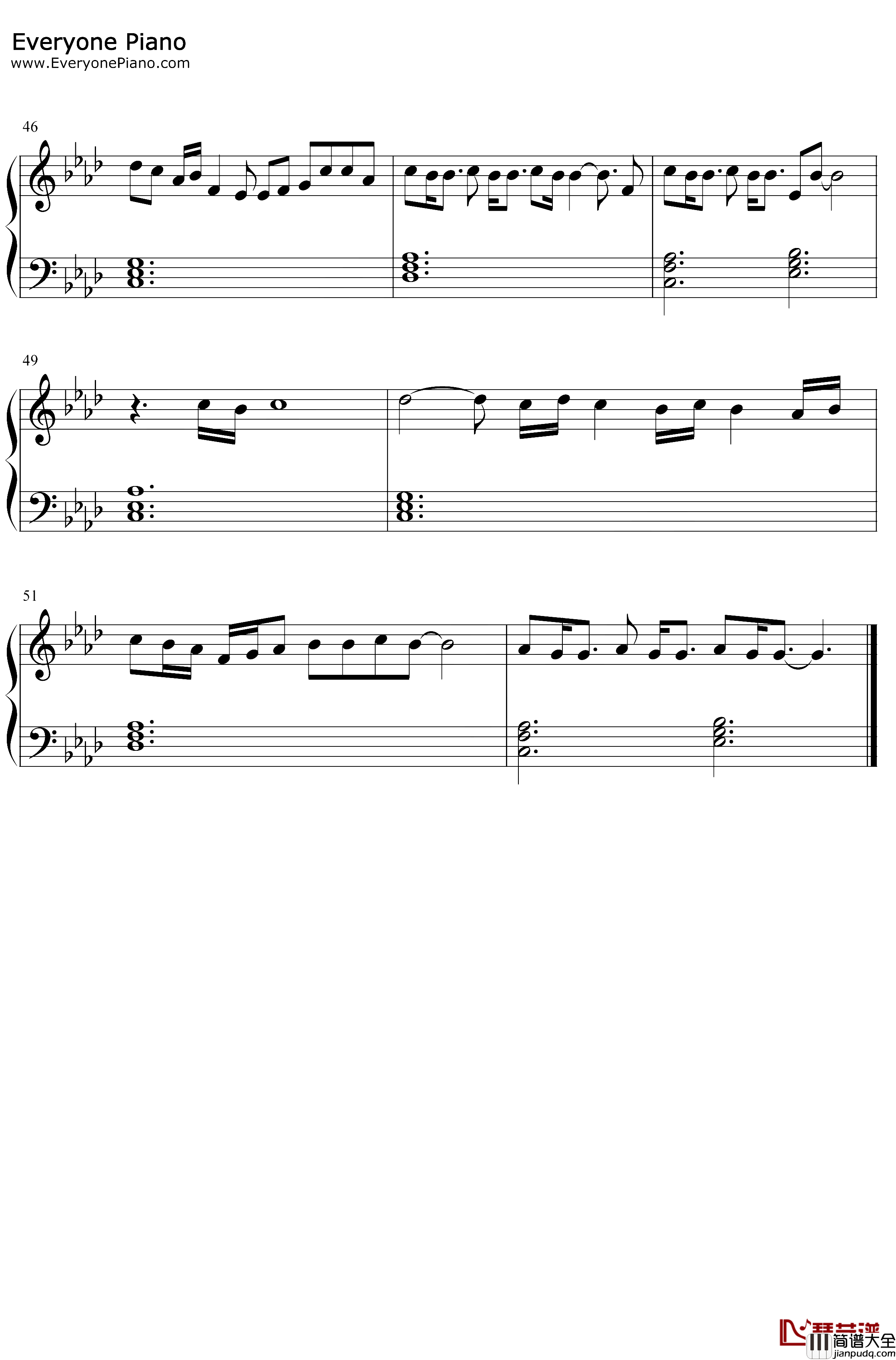 Stuck_with_U钢琴谱_Ariana_Grande_Justin_Bieber