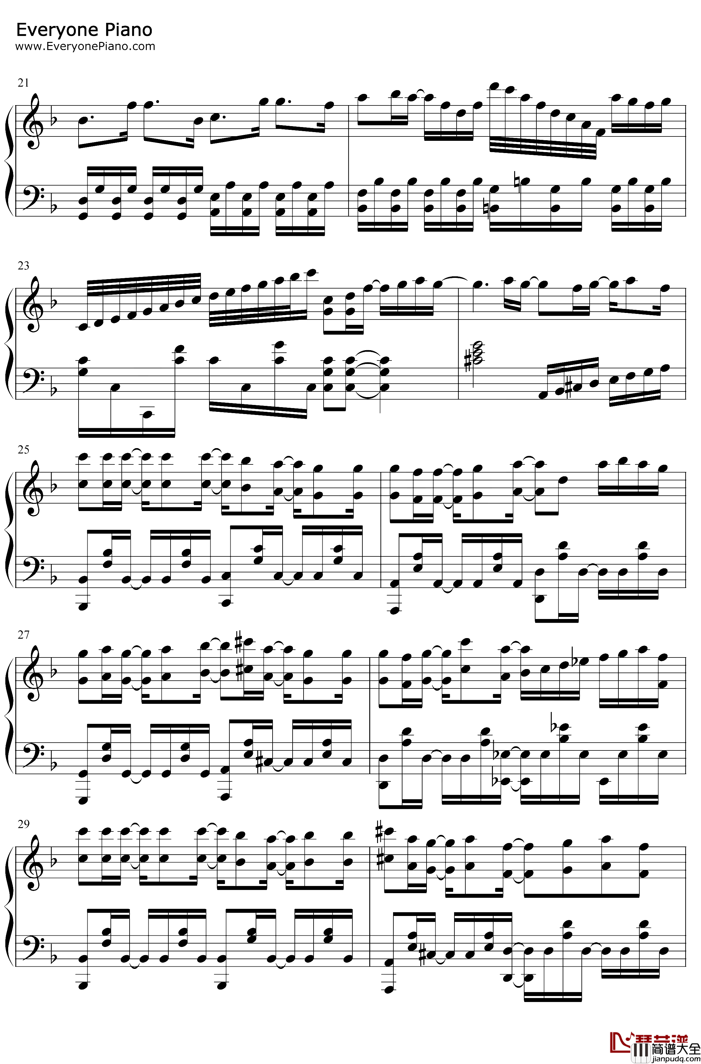 Last_Chapter钢琴谱_NanoRipe_ラストチャプター_食戟之灵豪之皿OP