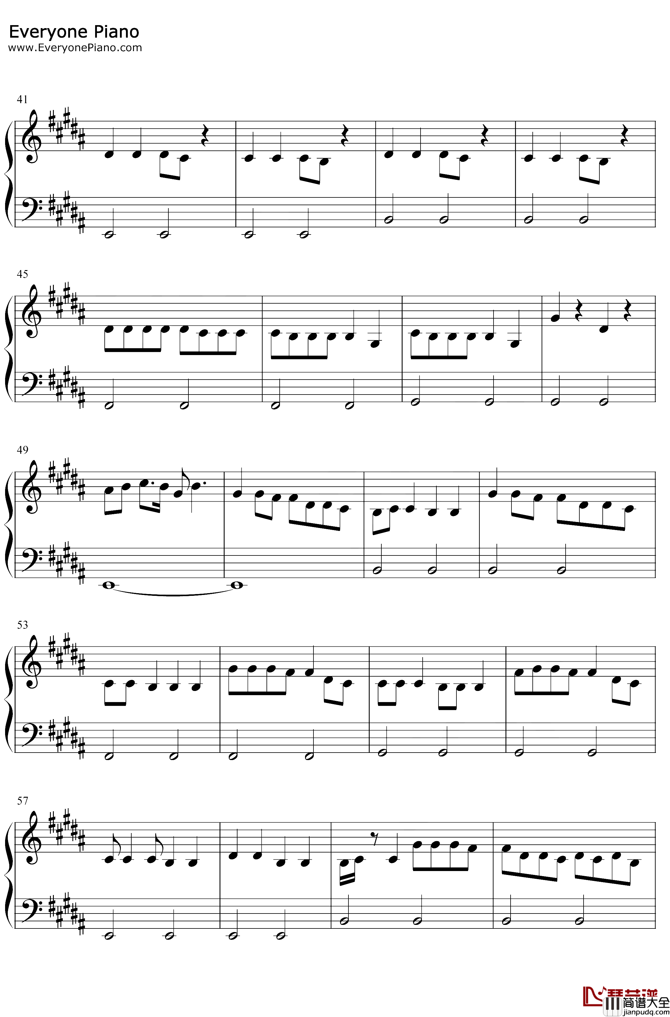 Toosie_Slide钢琴谱_Drake