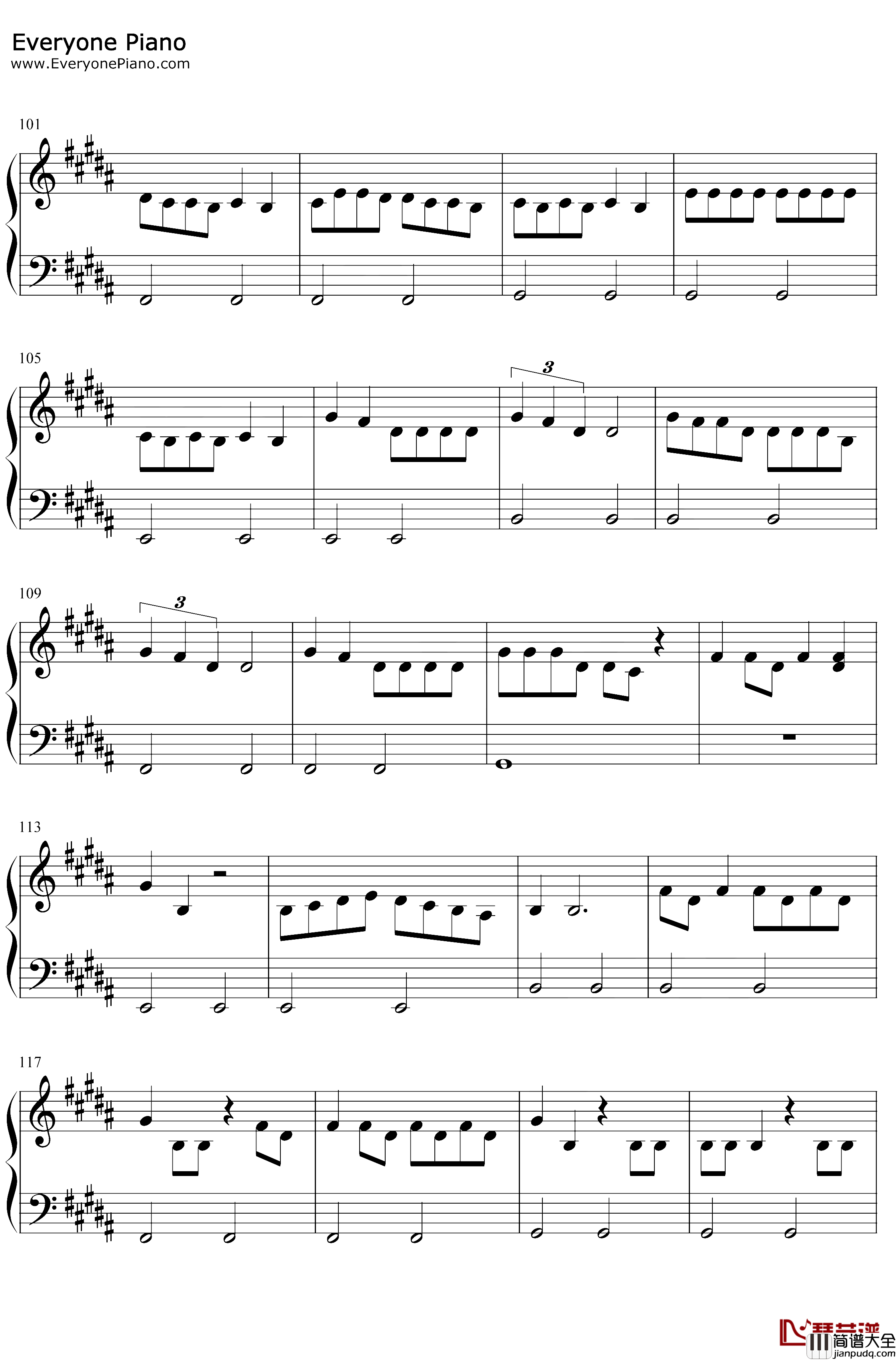 Toosie_Slide钢琴谱_Drake