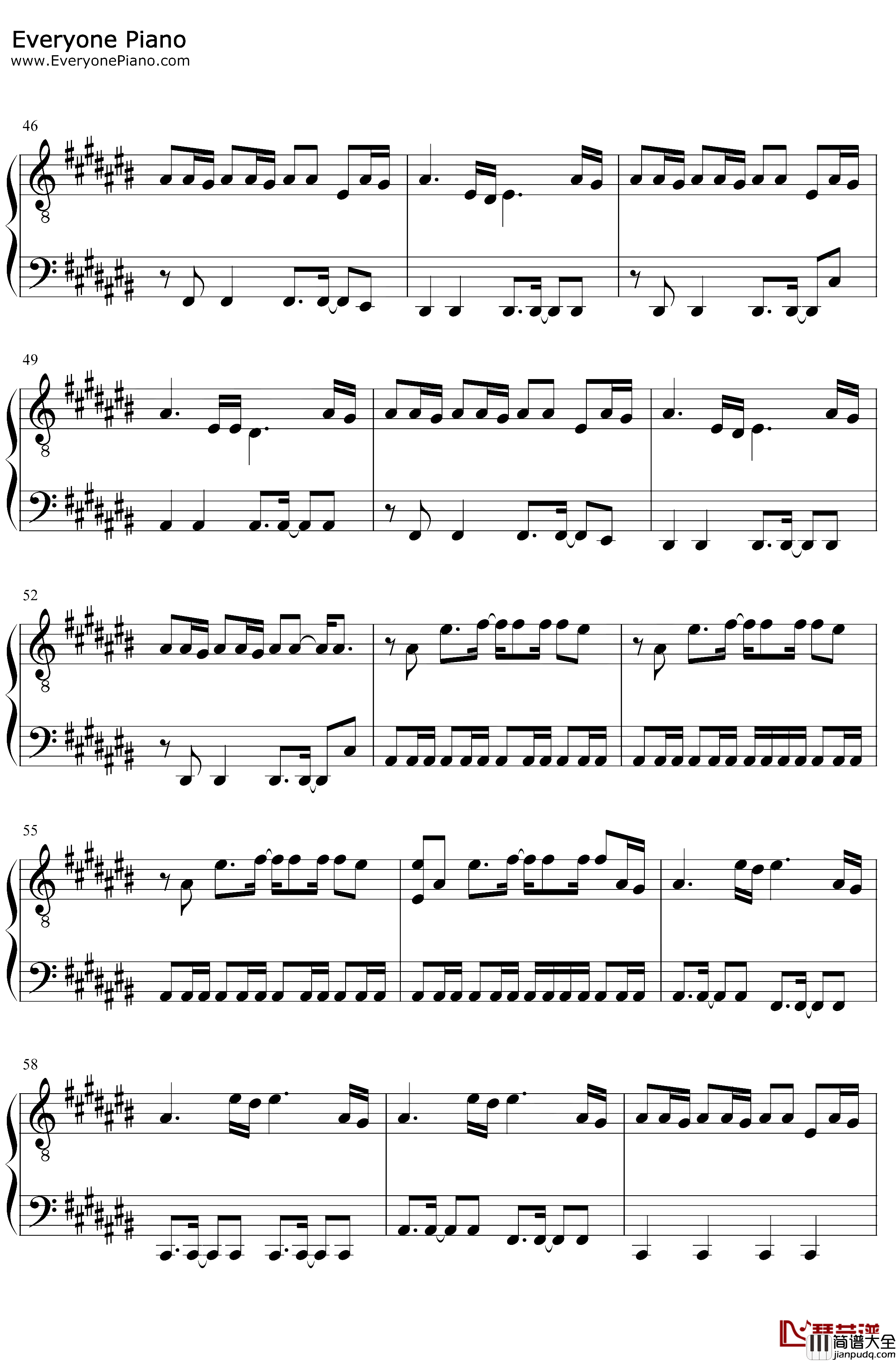 Boss_Bitch钢琴谱_DojaCat_猛禽小队和哈莉奎茵OST