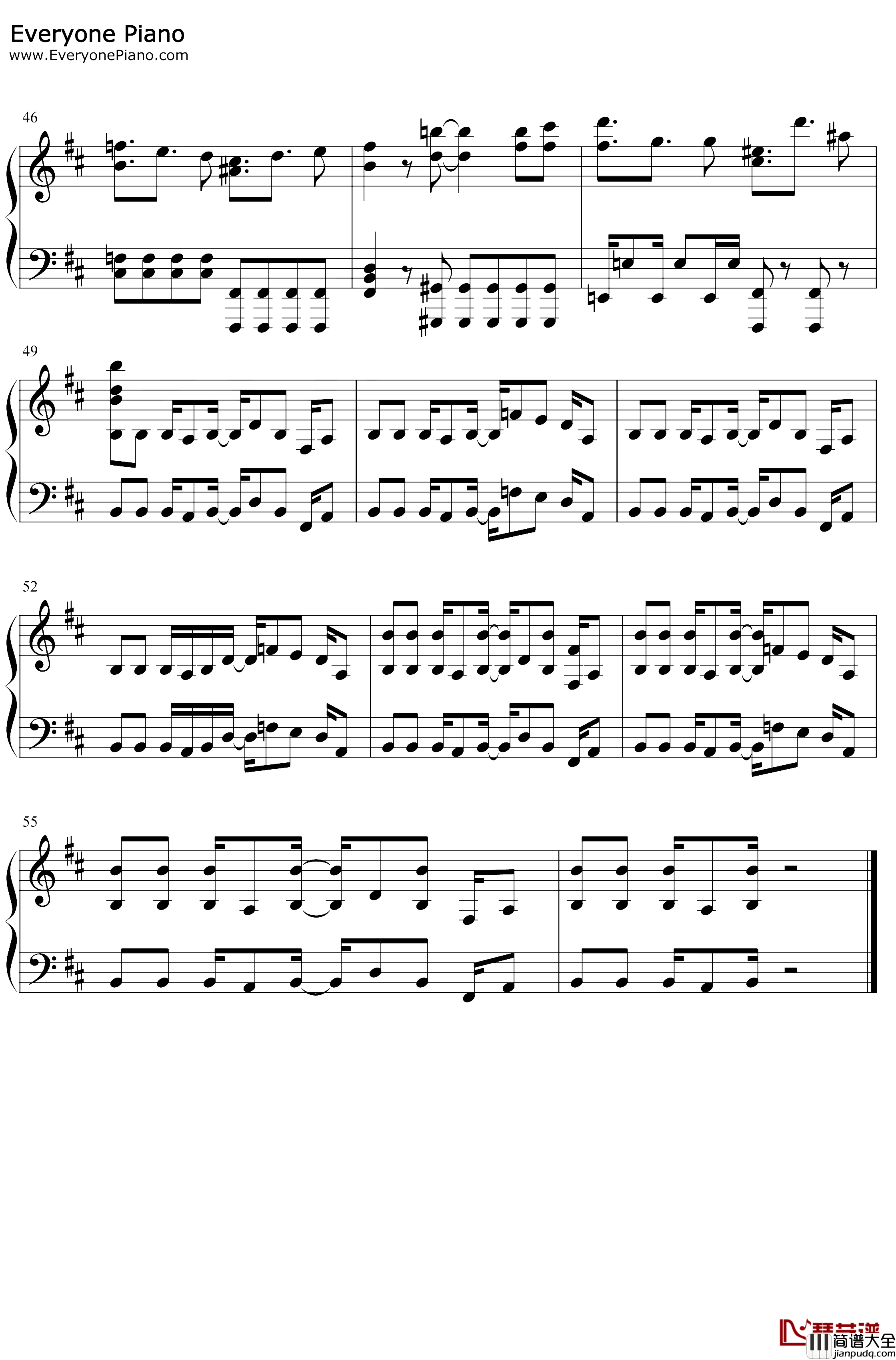 il_vento_doro钢琴谱_菅野祐悟_JOJO的奇妙冒险黄金之风OST