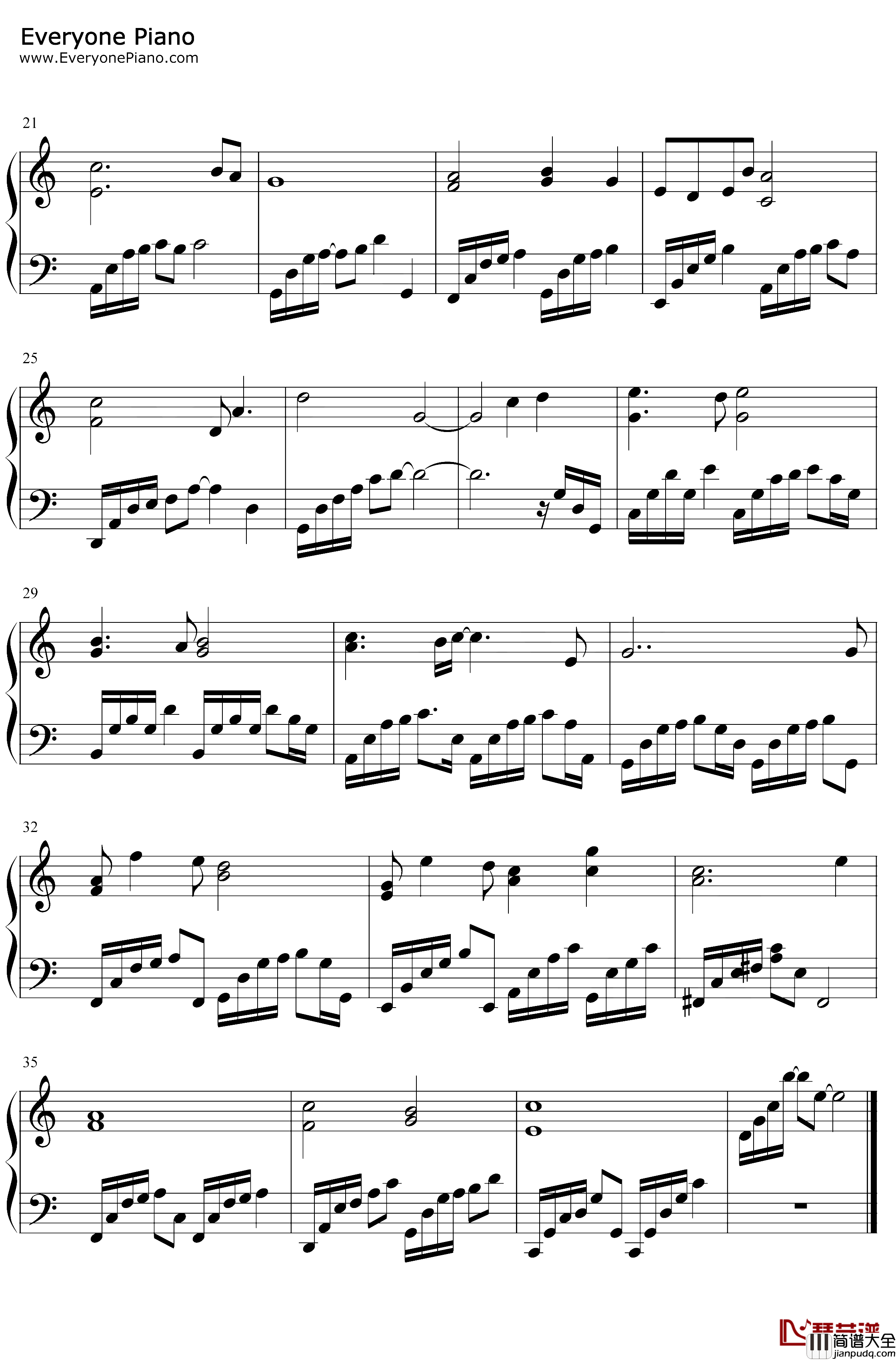 东华倾心钢琴谱_谭旋_三生三世枕上书配乐