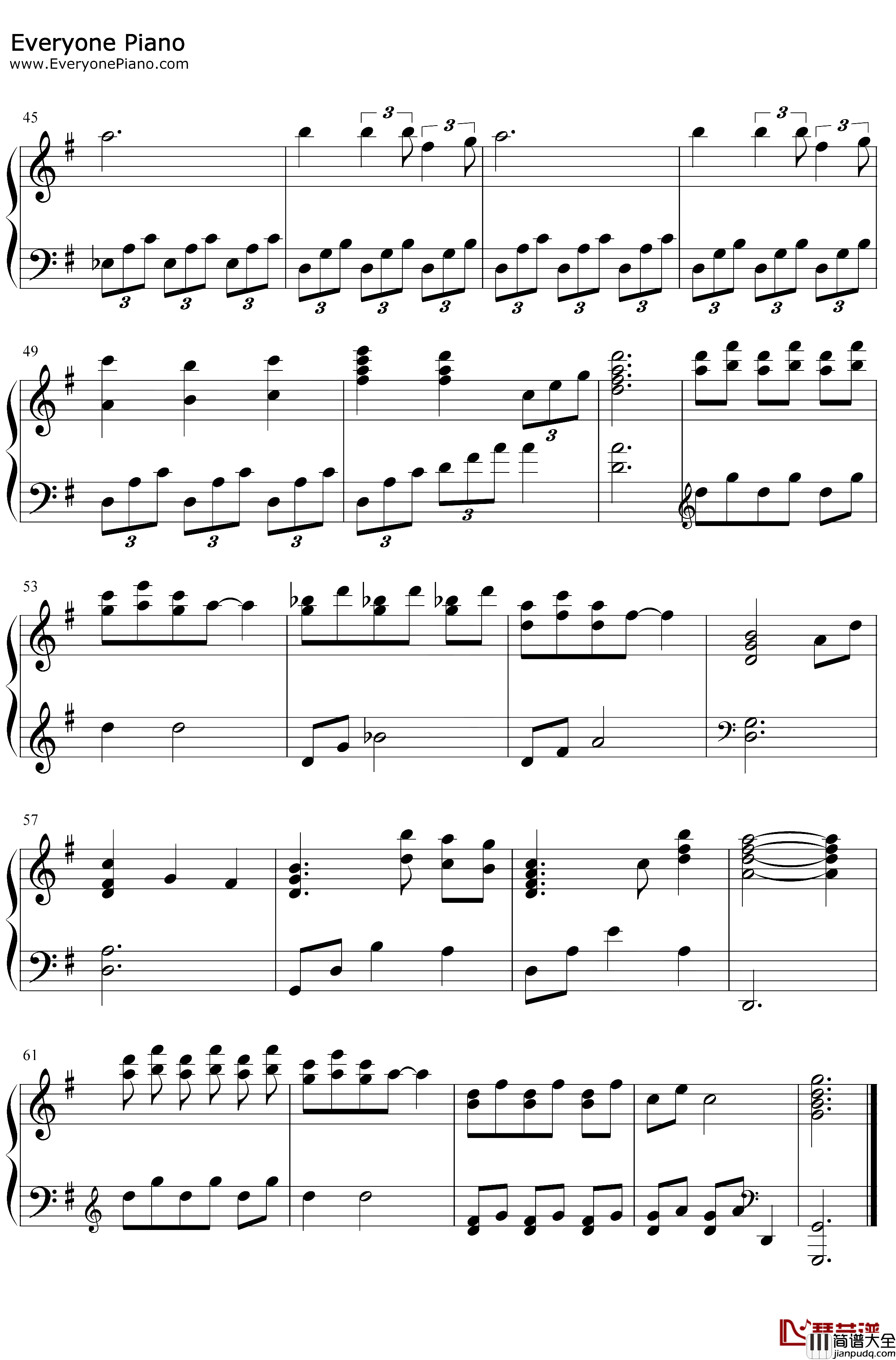 The_Song_for_My_Brother钢琴谱_南惠胜高恩静_爱的迫降OST