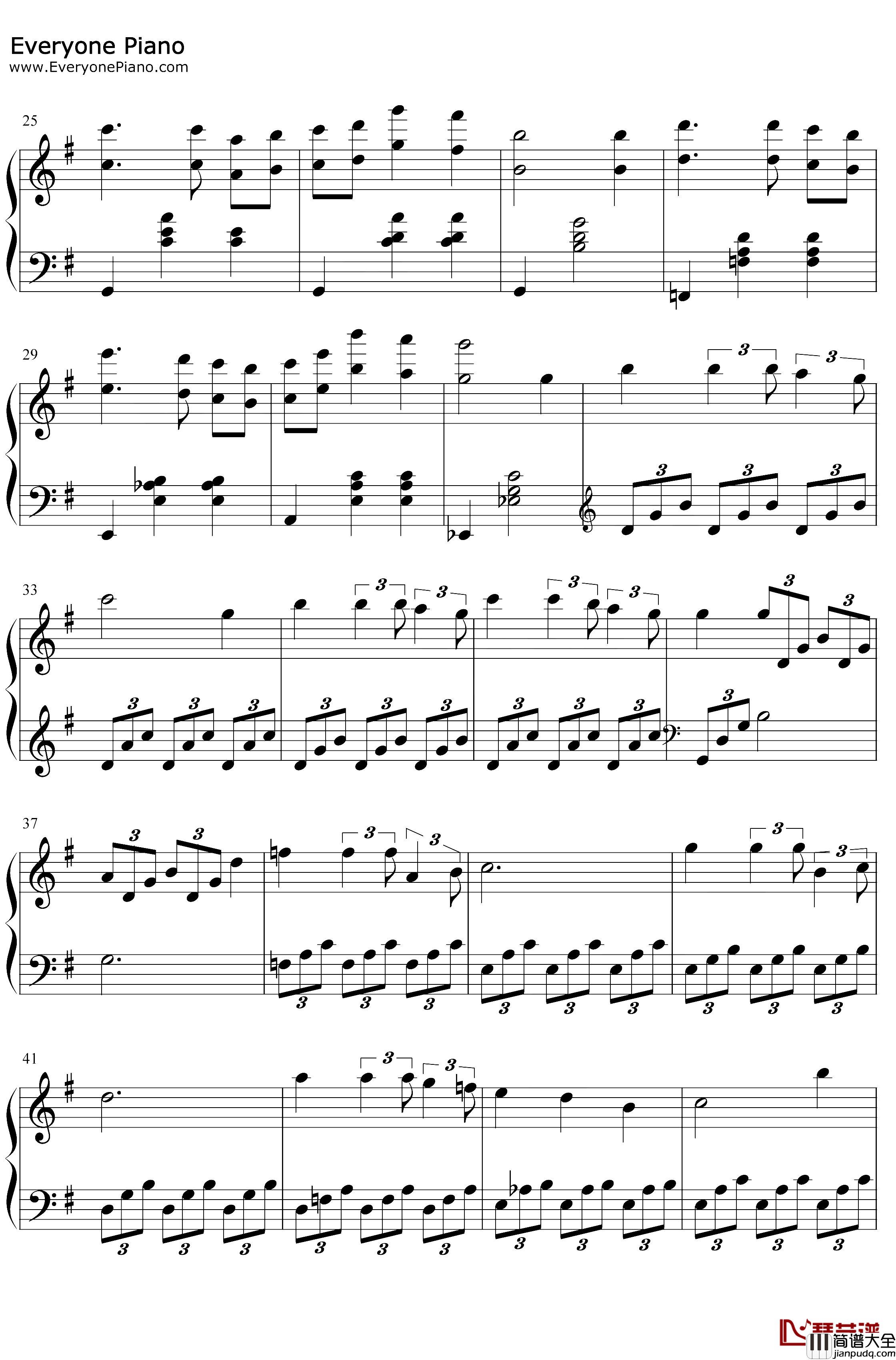 The_Song_for_My_Brother钢琴谱_南惠胜高恩静_爱的迫降OST