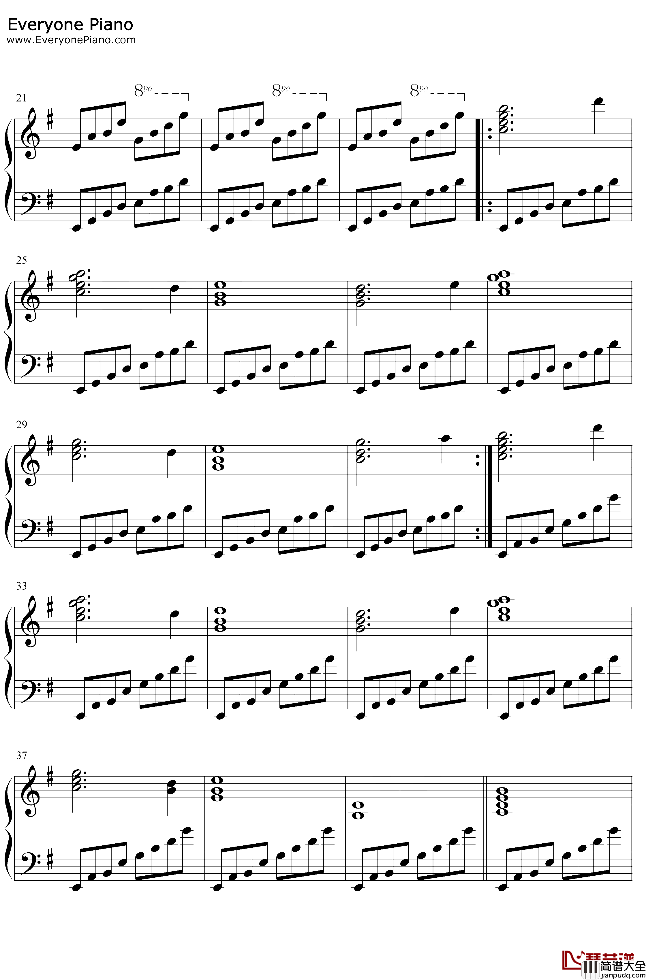 Moog_City钢琴谱_C418_Minecraft_我的世界