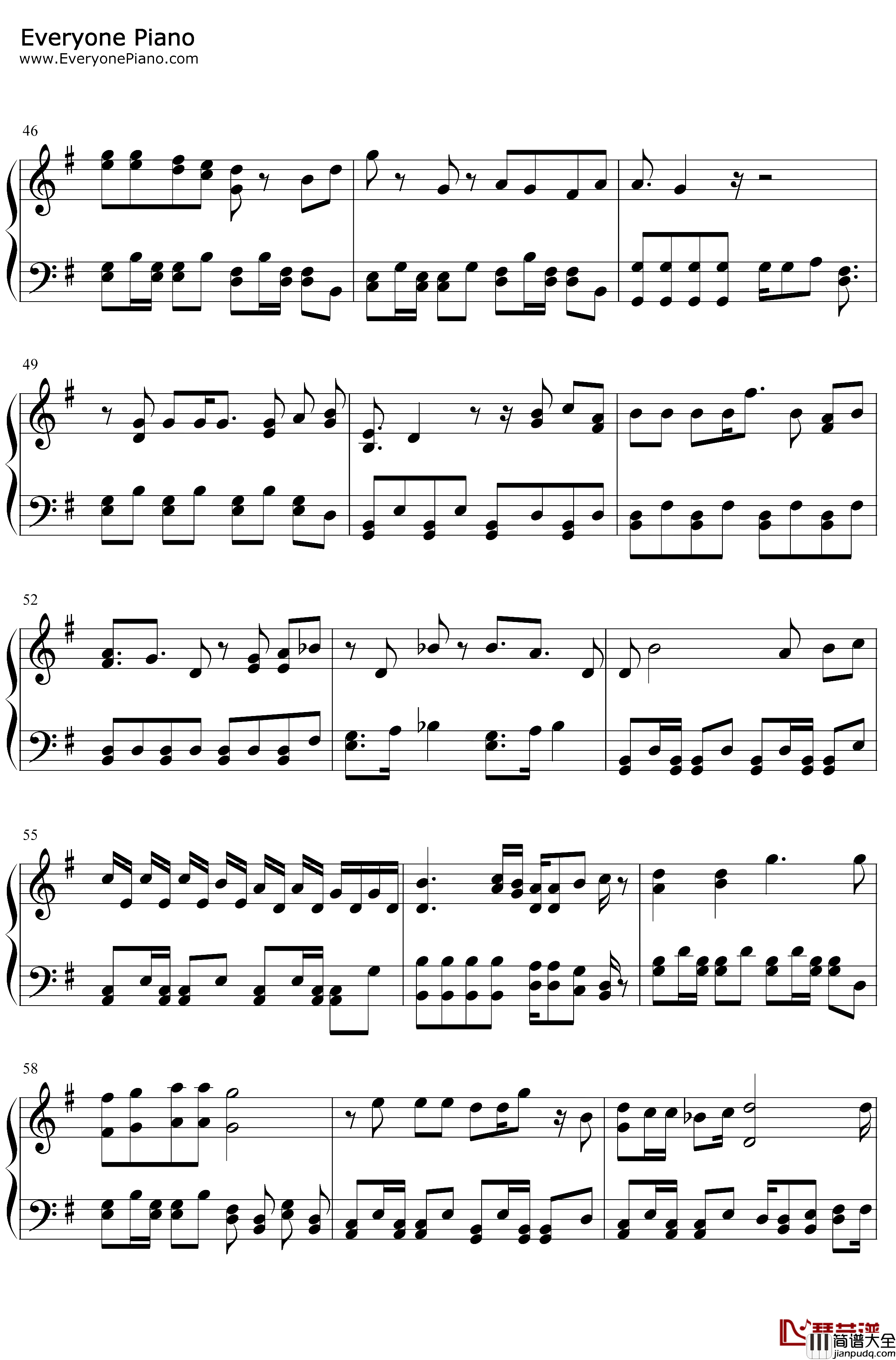 心绘钢琴谱_Roadof_Major_棒球大联盟主题曲