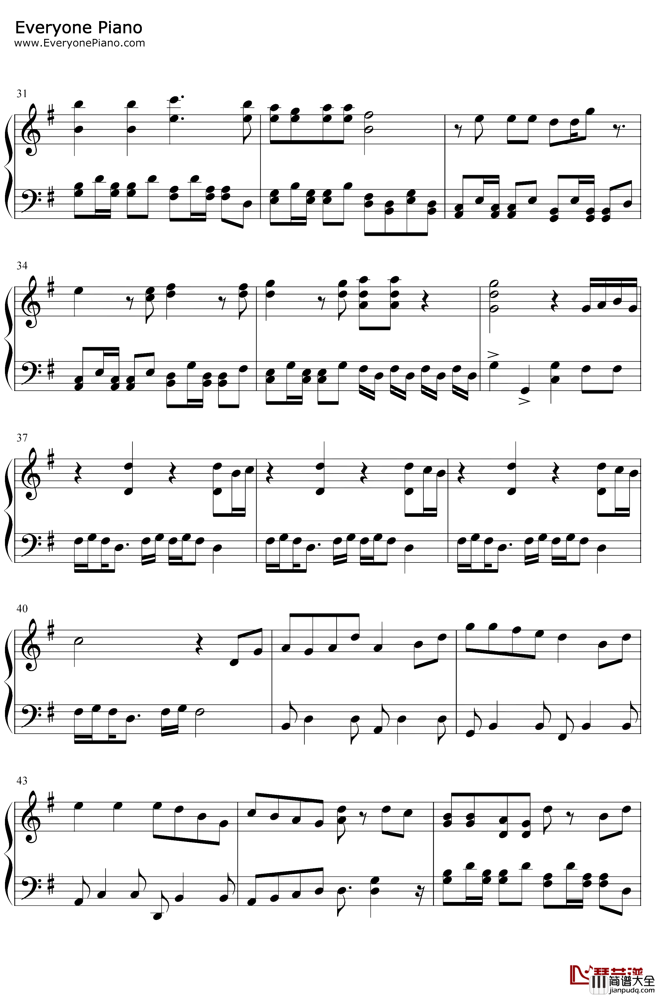 心绘钢琴谱_Roadof_Major_棒球大联盟主题曲