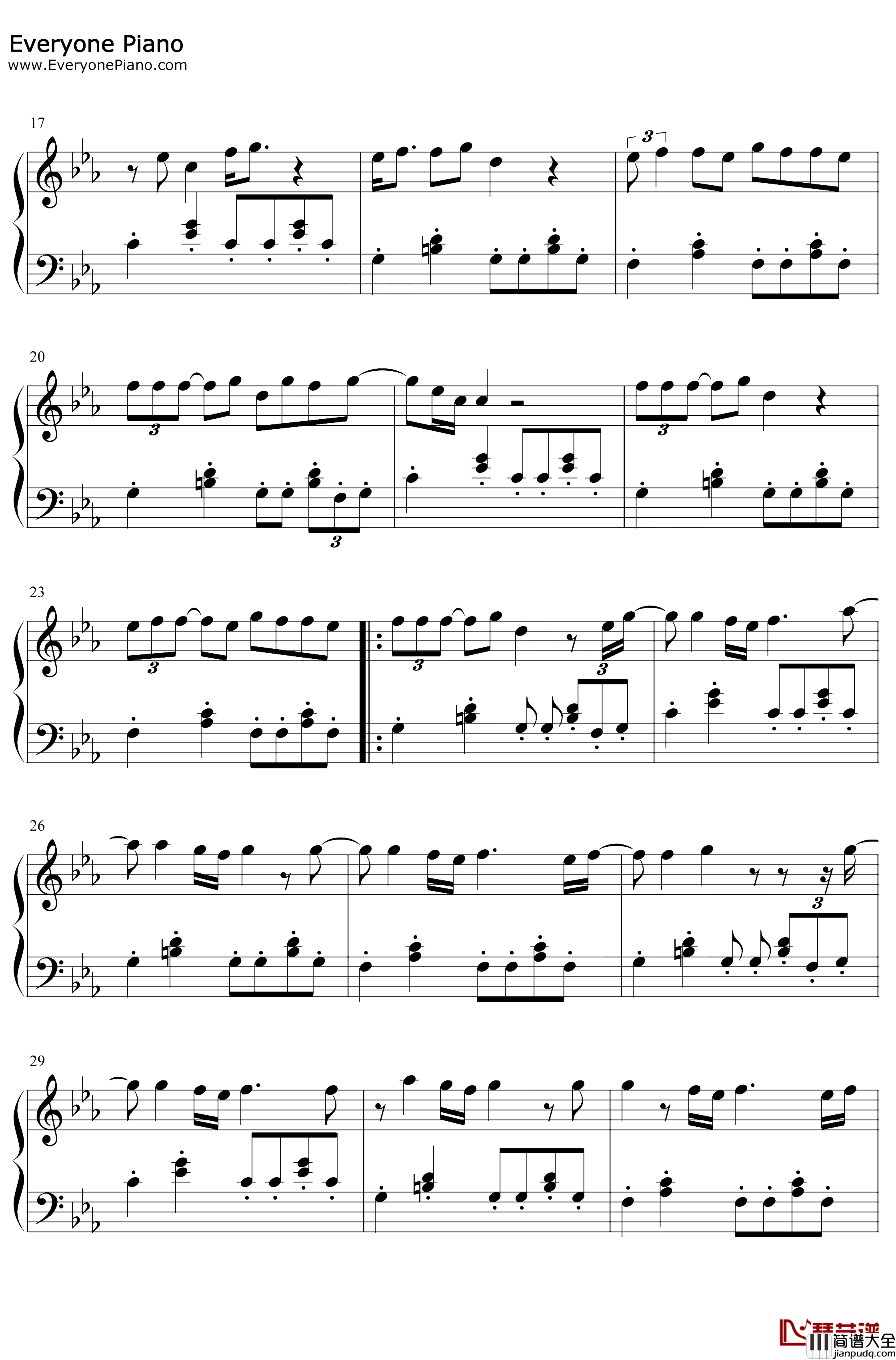 Copy_Cat钢琴谱_Melanie_Martinez_Tierra_Whack