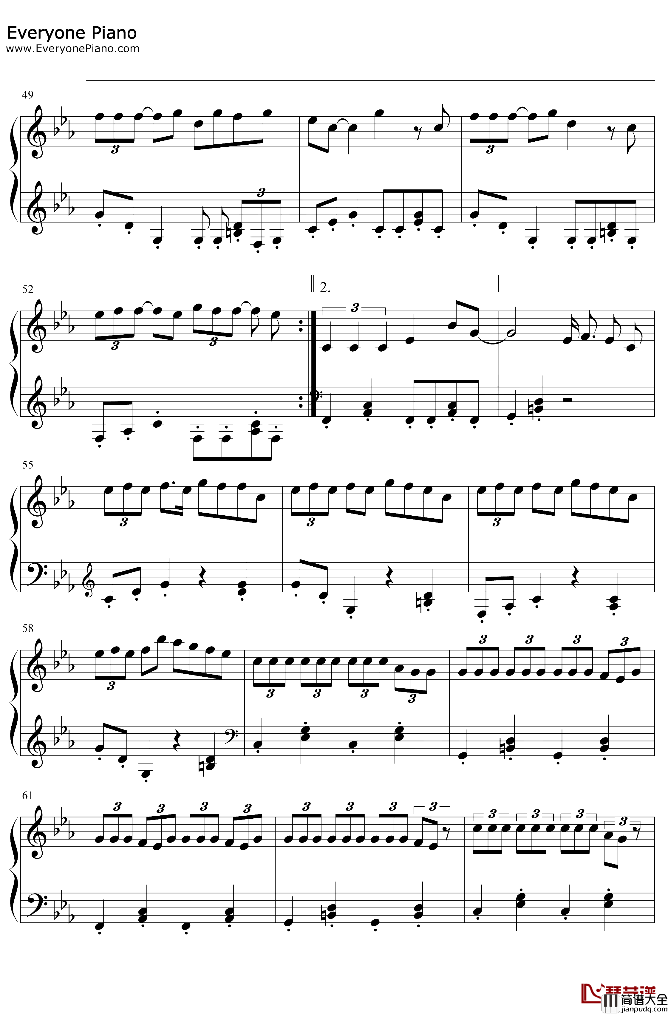 Copy_Cat钢琴谱_Melanie_Martinez_Tierra_Whack