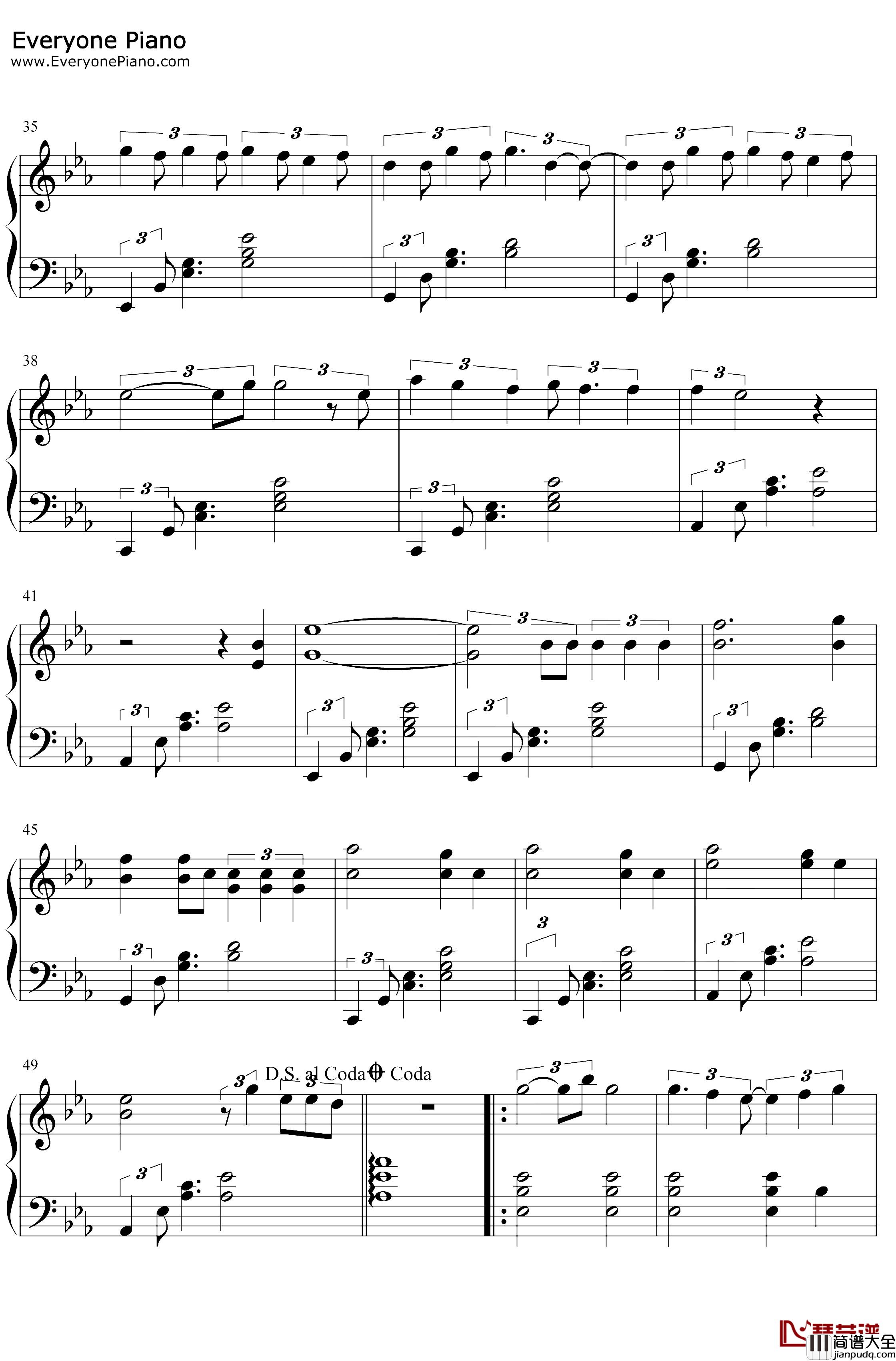 Sweet_Night钢琴谱_V防弹少年团_梨泰院CLASS插曲