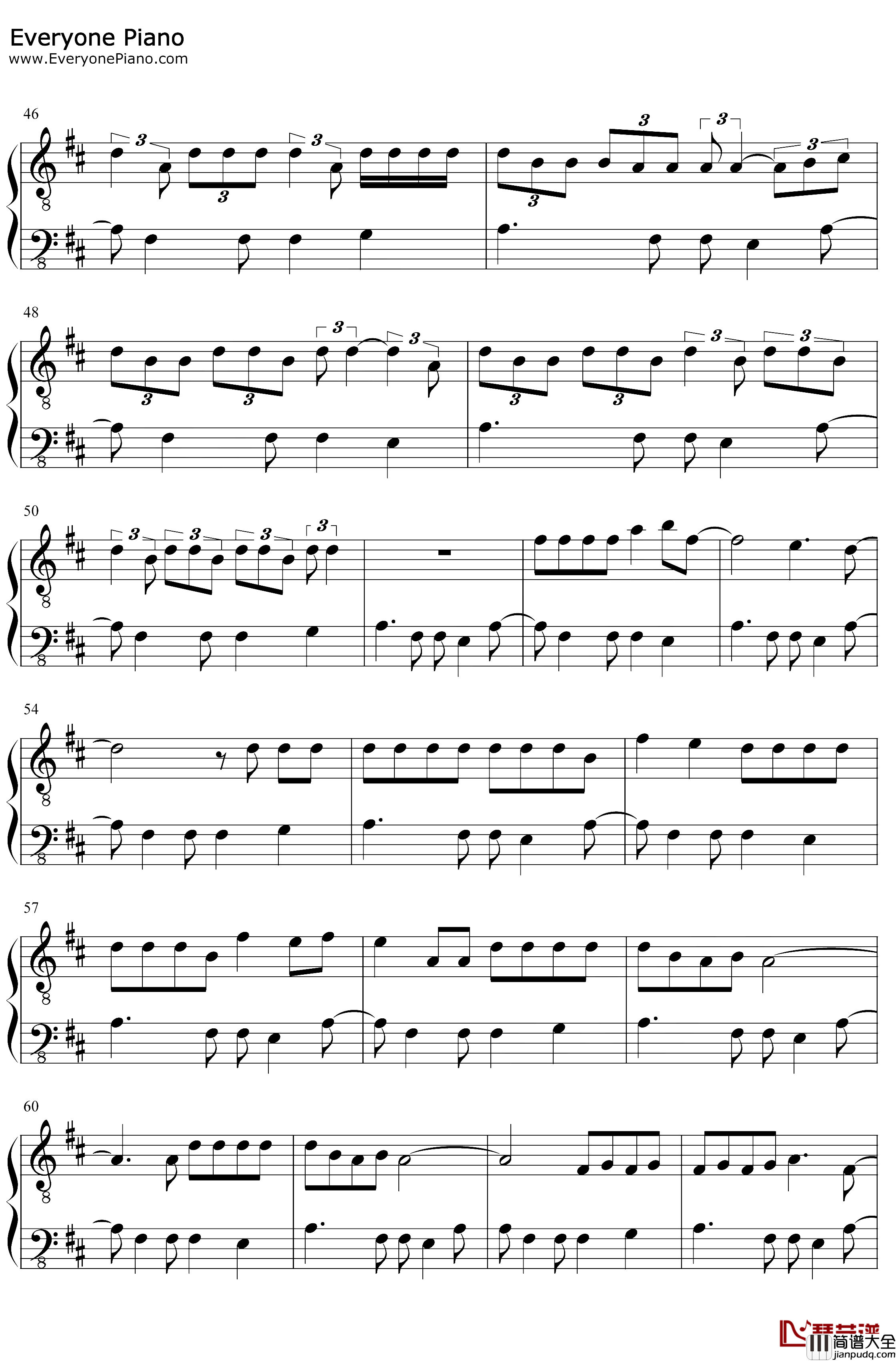 Si_Veo_a_Tu_Mamá钢琴谱_Bad_Bunny