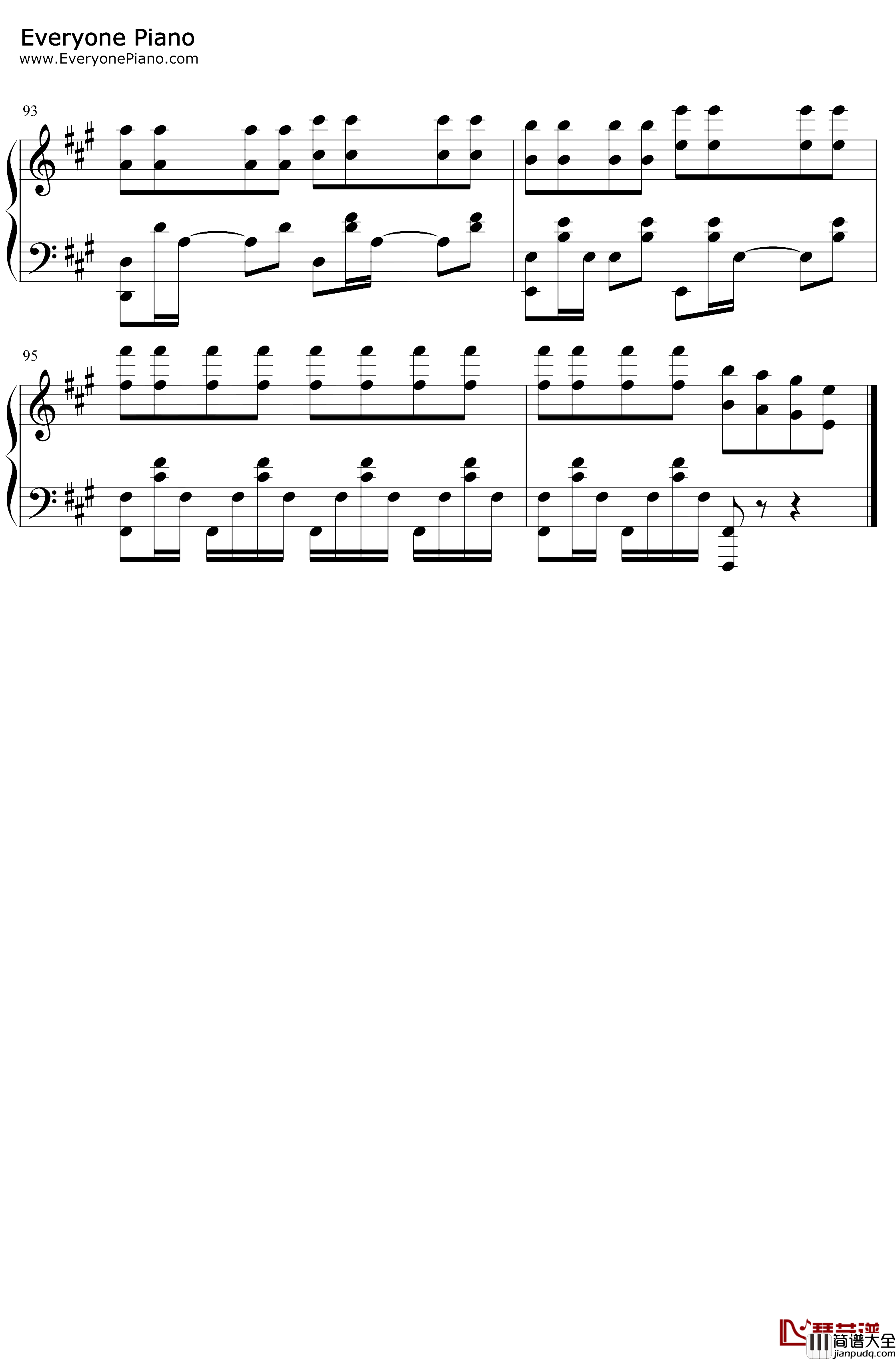 Astronomia钢琴谱_Vicetone_TonyIgy_黑人抬棺_电音神曲