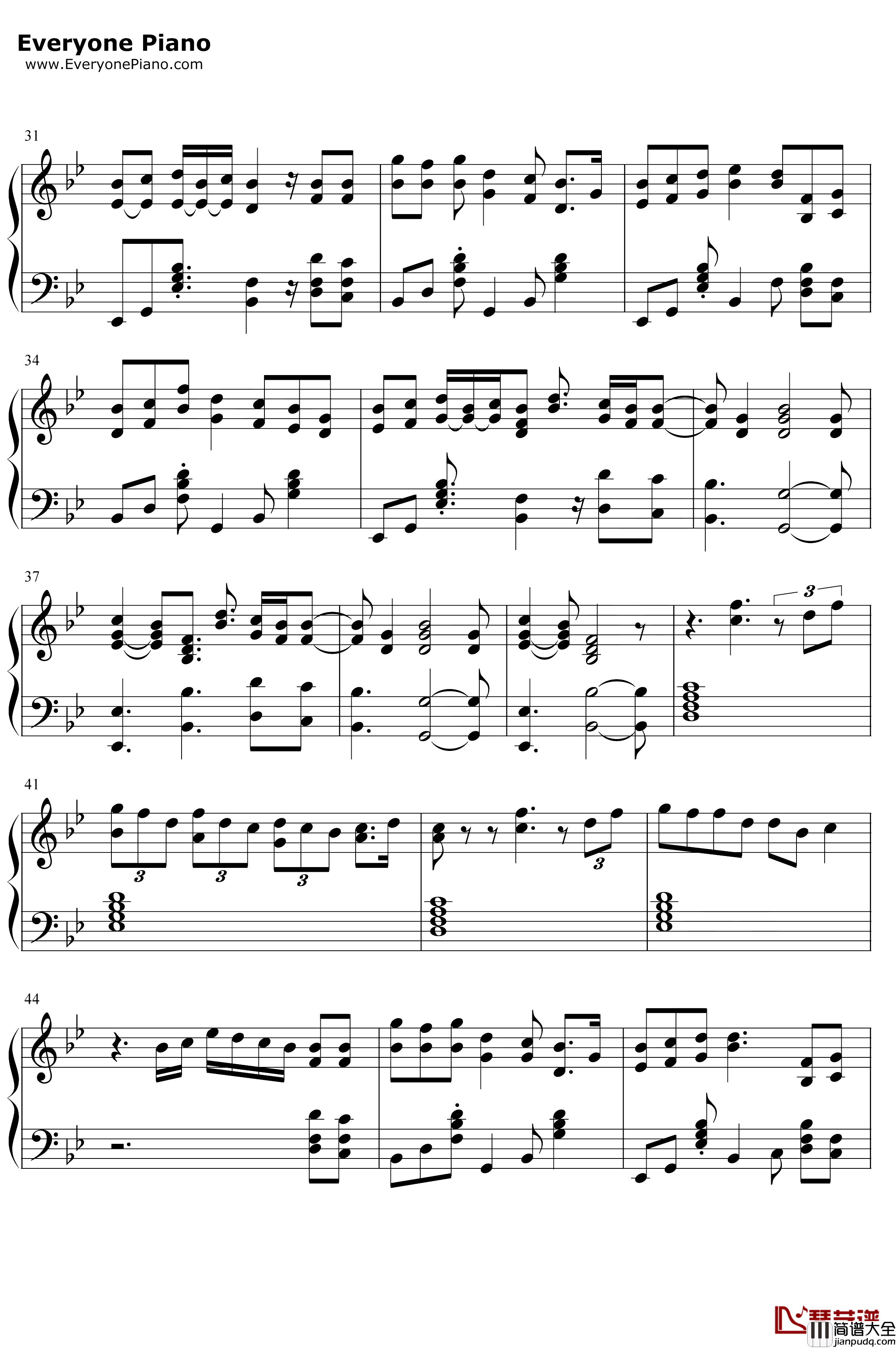 10000Hours钢琴谱_Dan_ShayJustinBieber_DanShayftJustinBieber