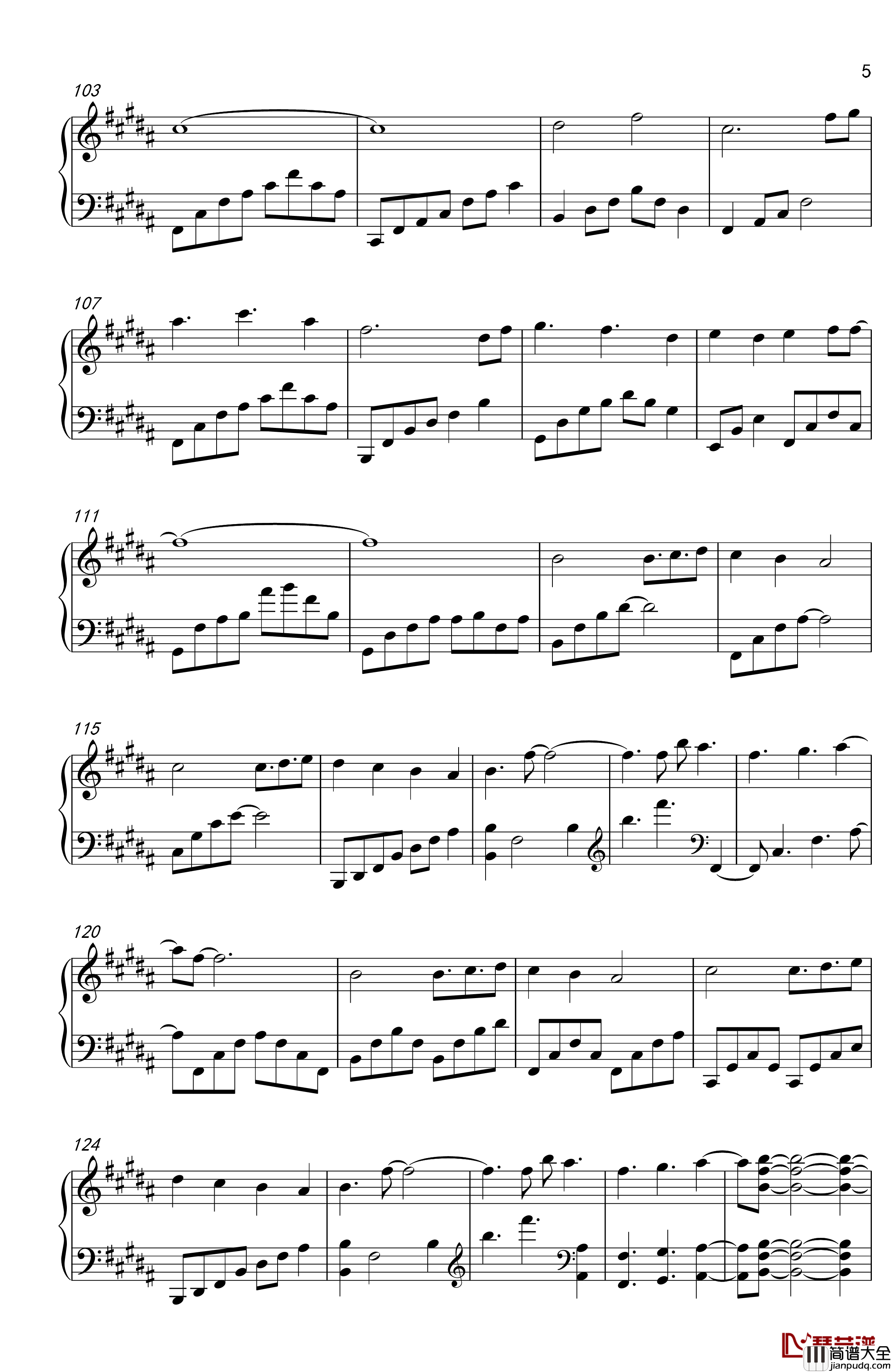 Nostalgia钢琴谱_东方同人曲_古明地恋