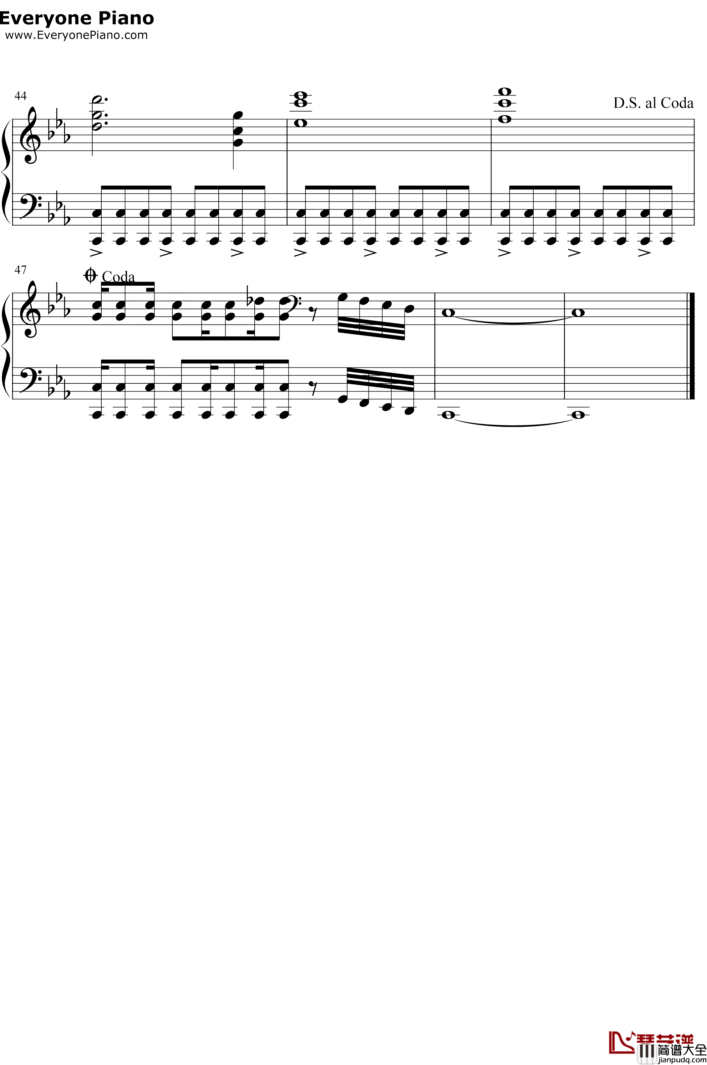 东风浩荡进行曲钢琴谱_联合军乐团创作室_2019年70周年国庆阅兵式背景音乐