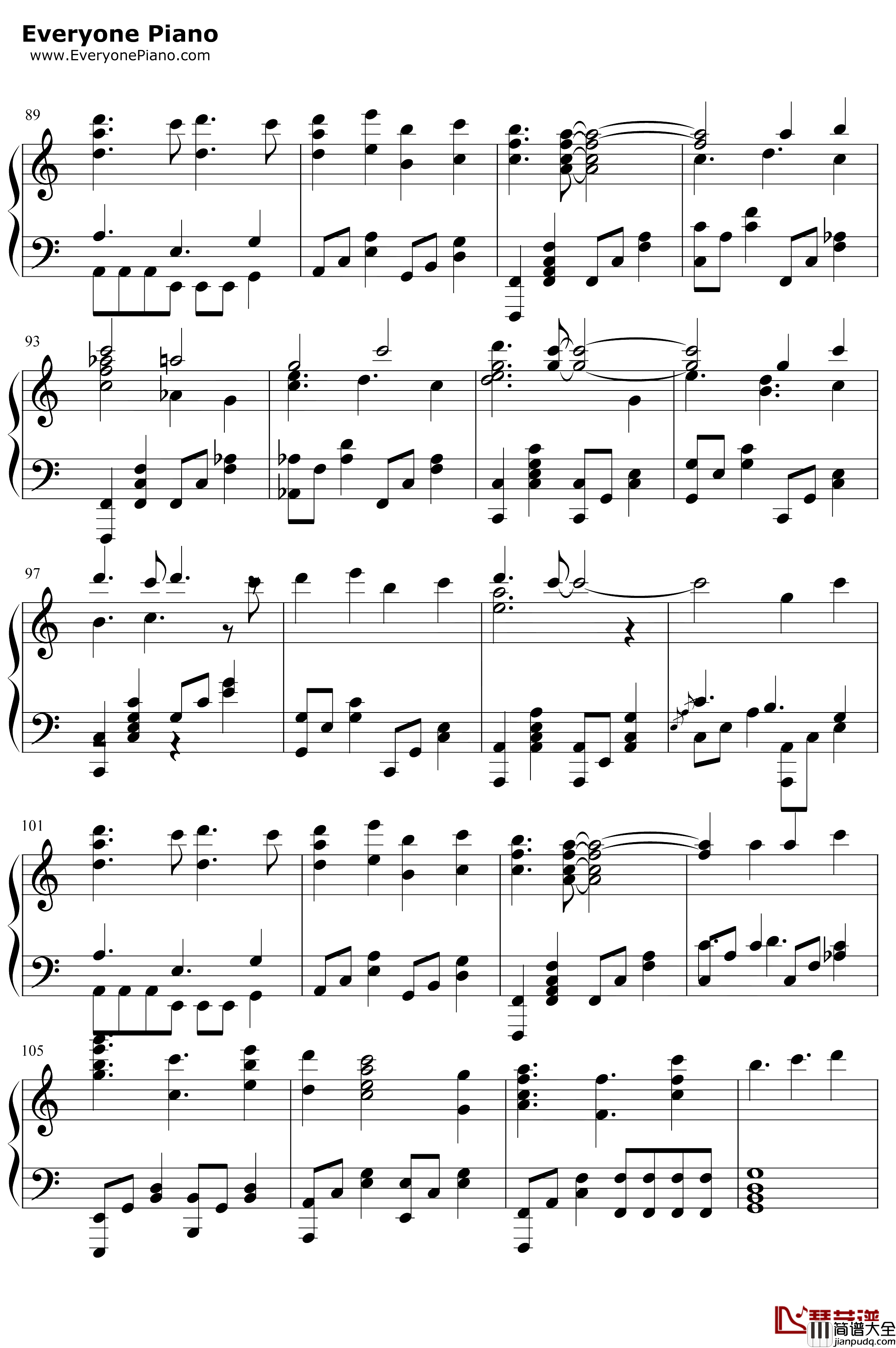 しわ钢琴谱_GUMI_GUMI