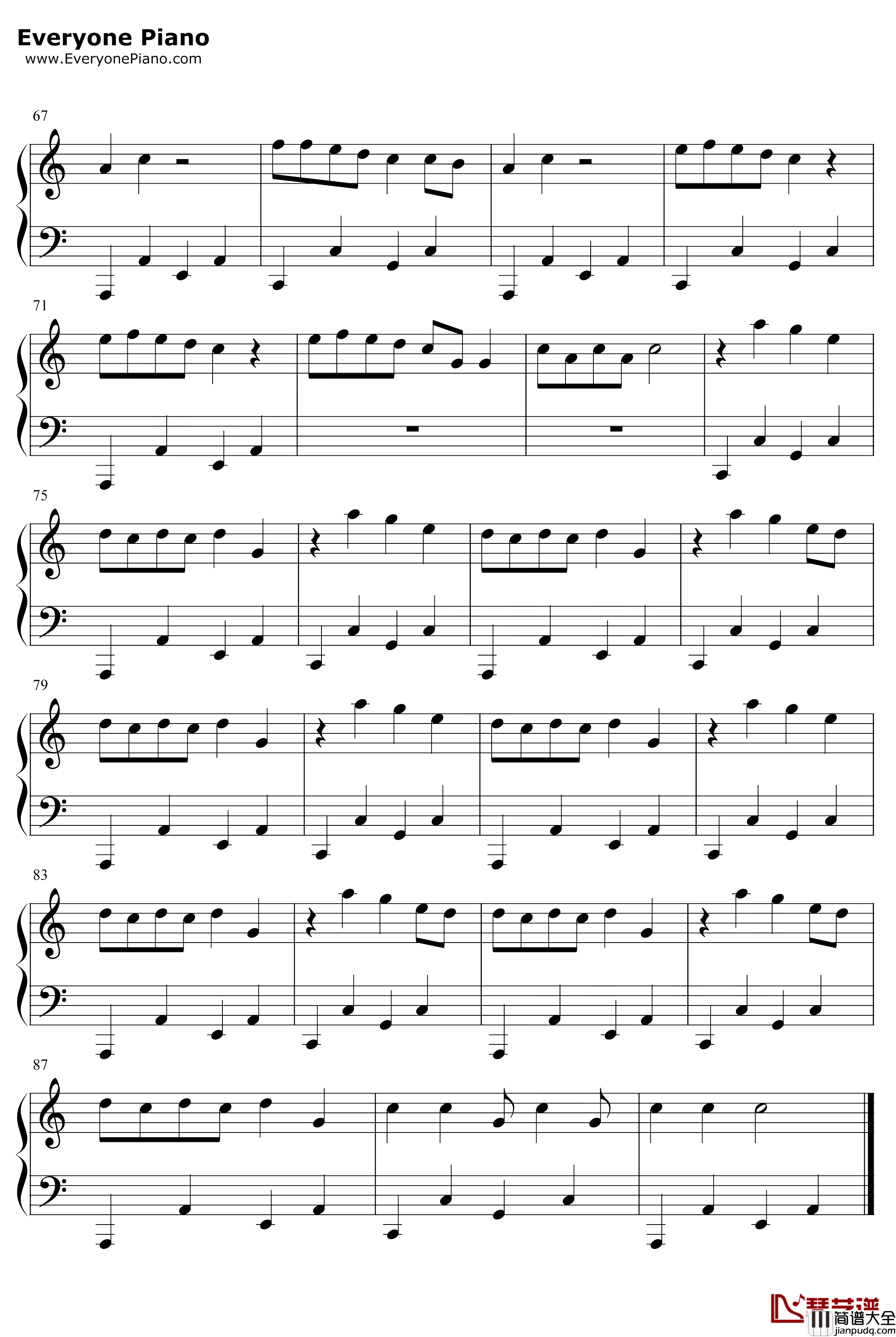 Truth_Hurts钢琴谱_Lizzo_Lizzo