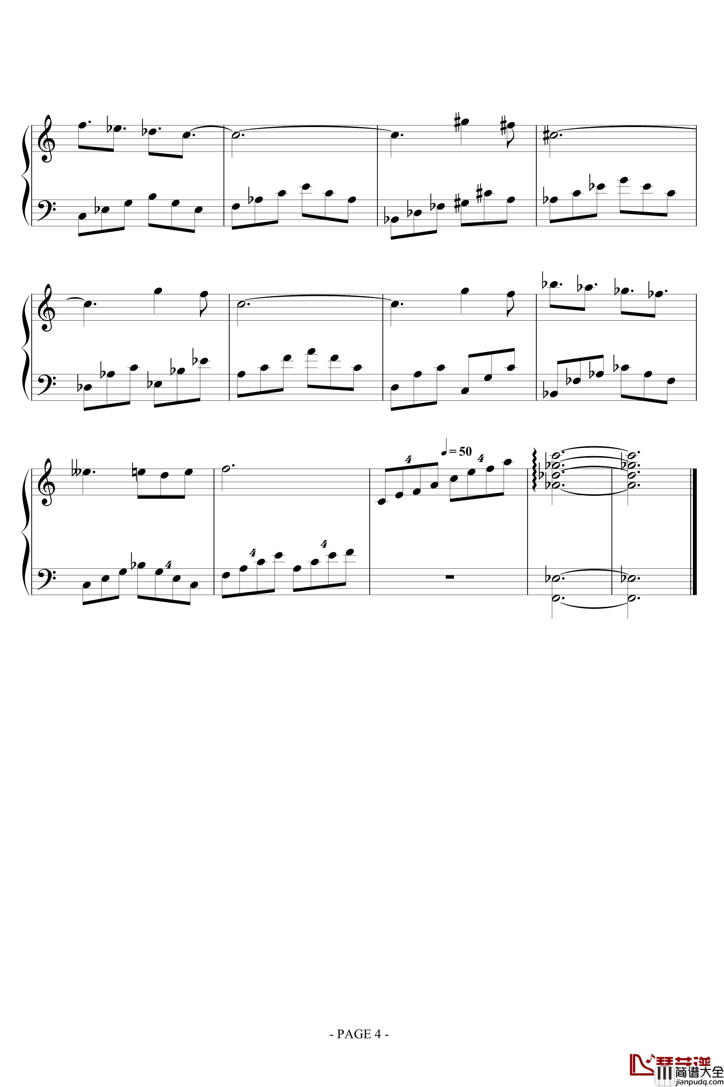 忧郁钢琴谱_lujianxiang555