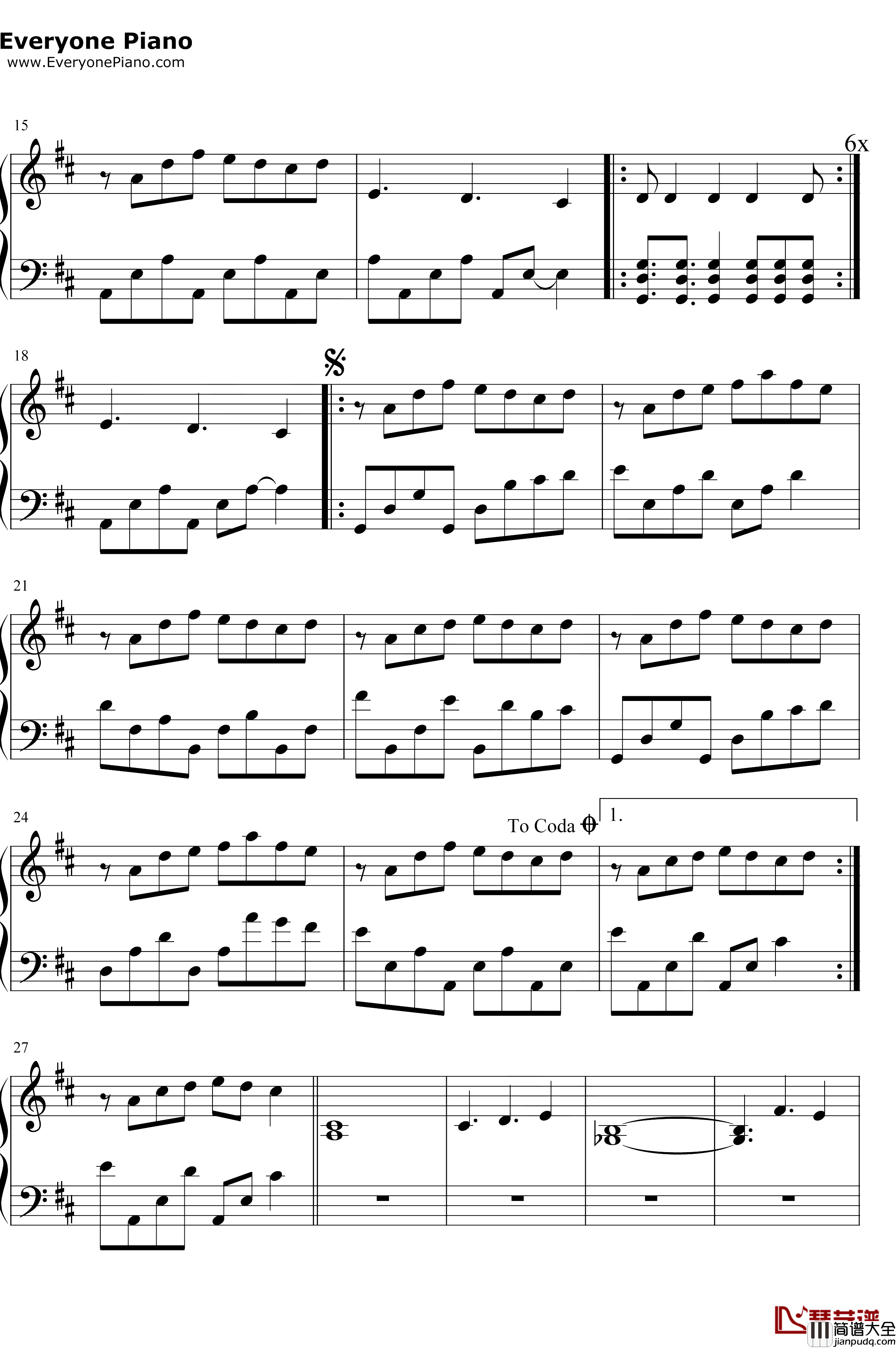 Memories_Of_You钢琴谱_Approaching_Nirvana