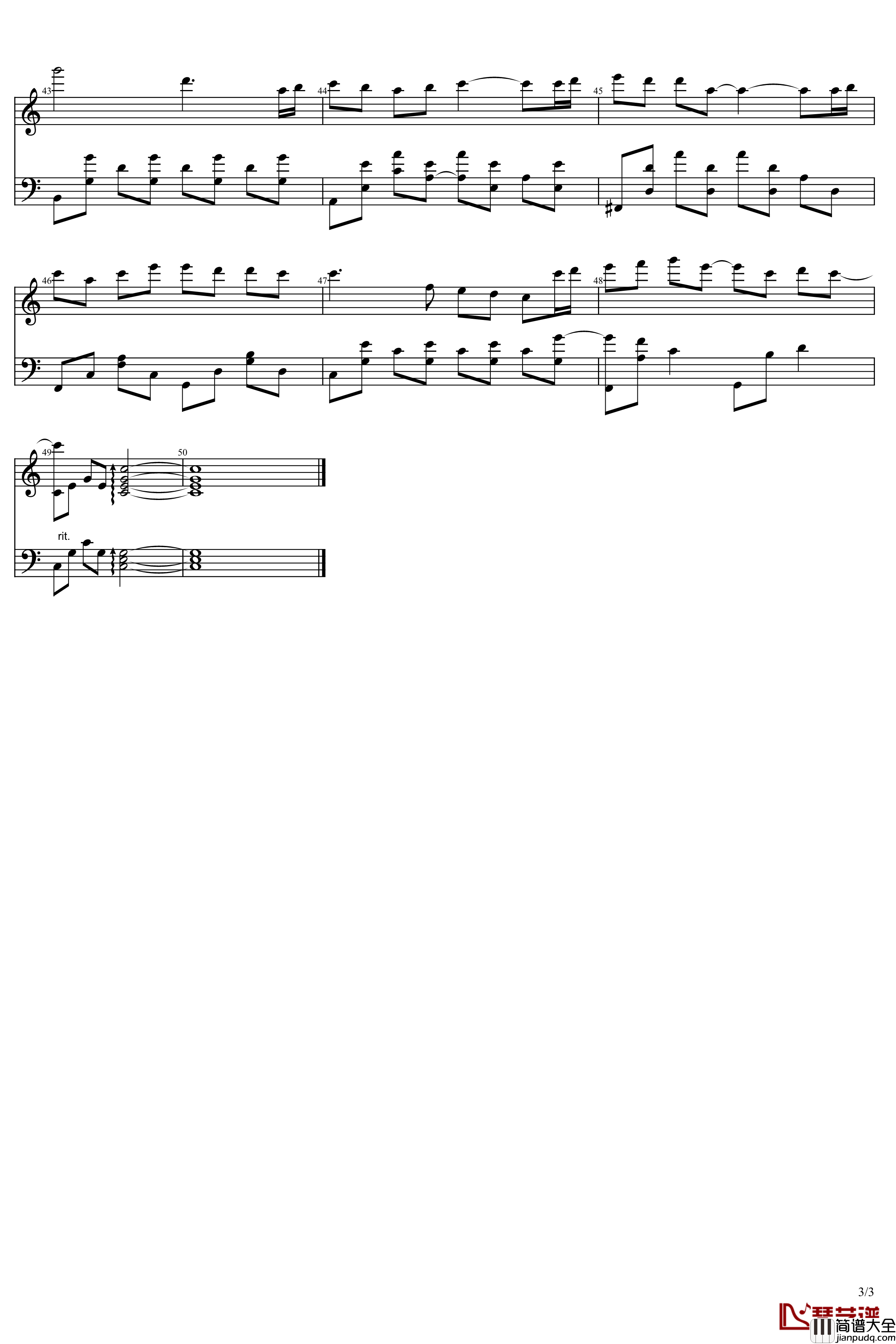 TV动画_飞翔的魔女_bgm钢琴谱___木幡真琴___出羽良彰