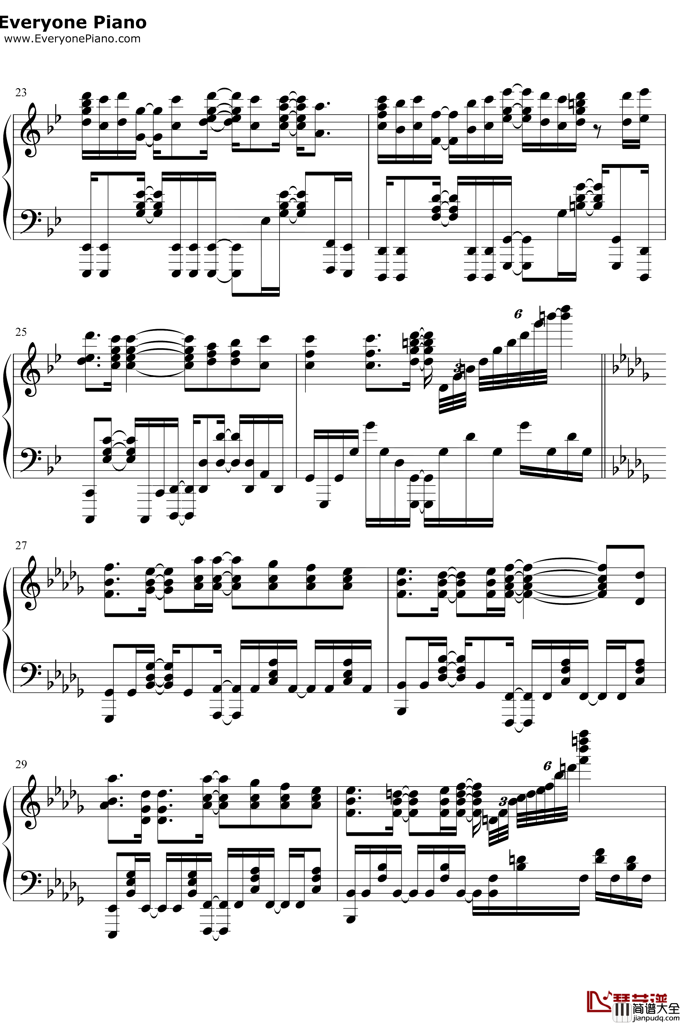 Philosophyz钢琴谱_水谷瑠奈_Rewrite_OP