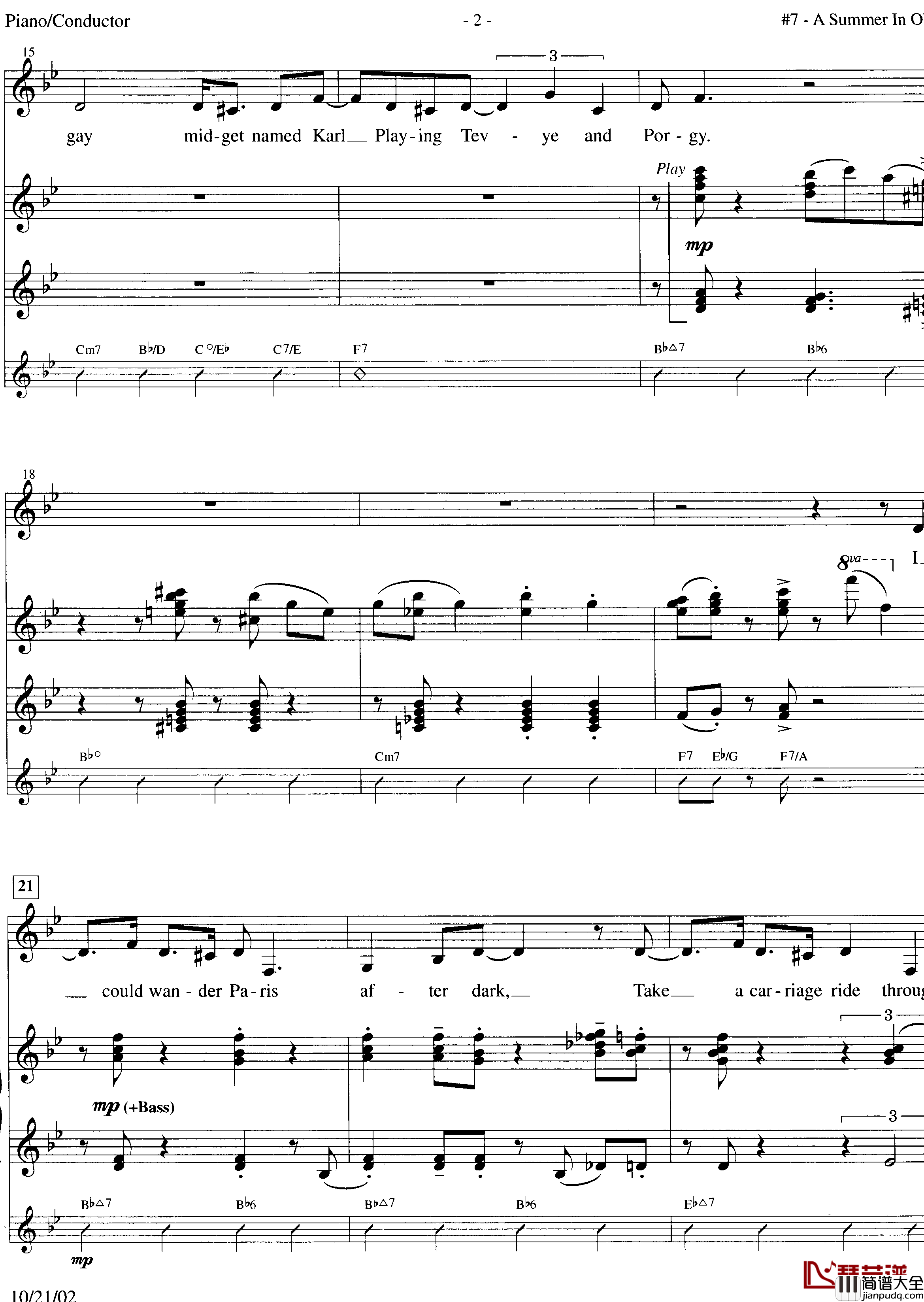 A_summer_in_Ohio钢琴谱_Anna_Kendrick