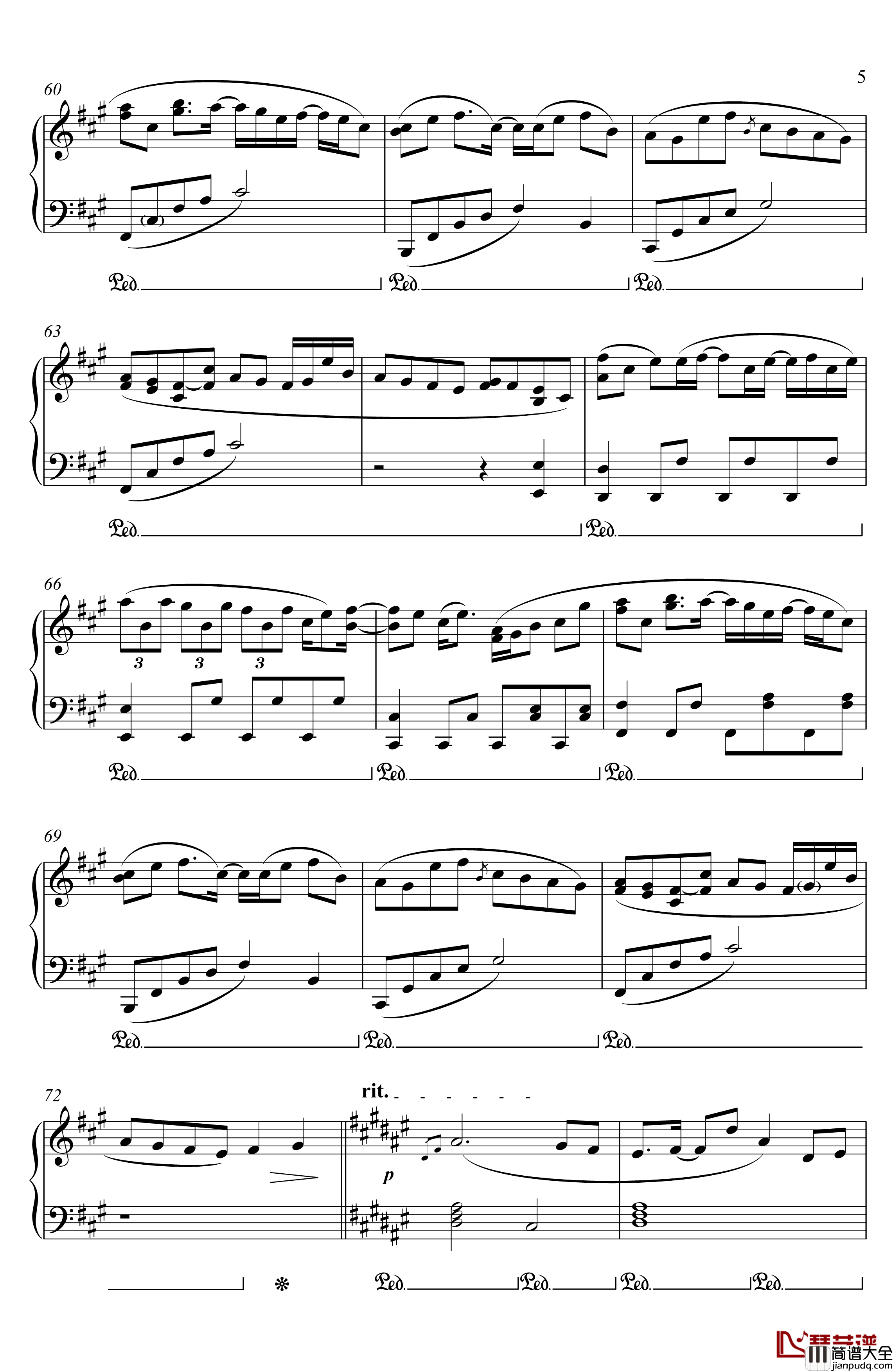 春の湊に钢琴谱_春之岸边_幻想游戏【东方星莲船】