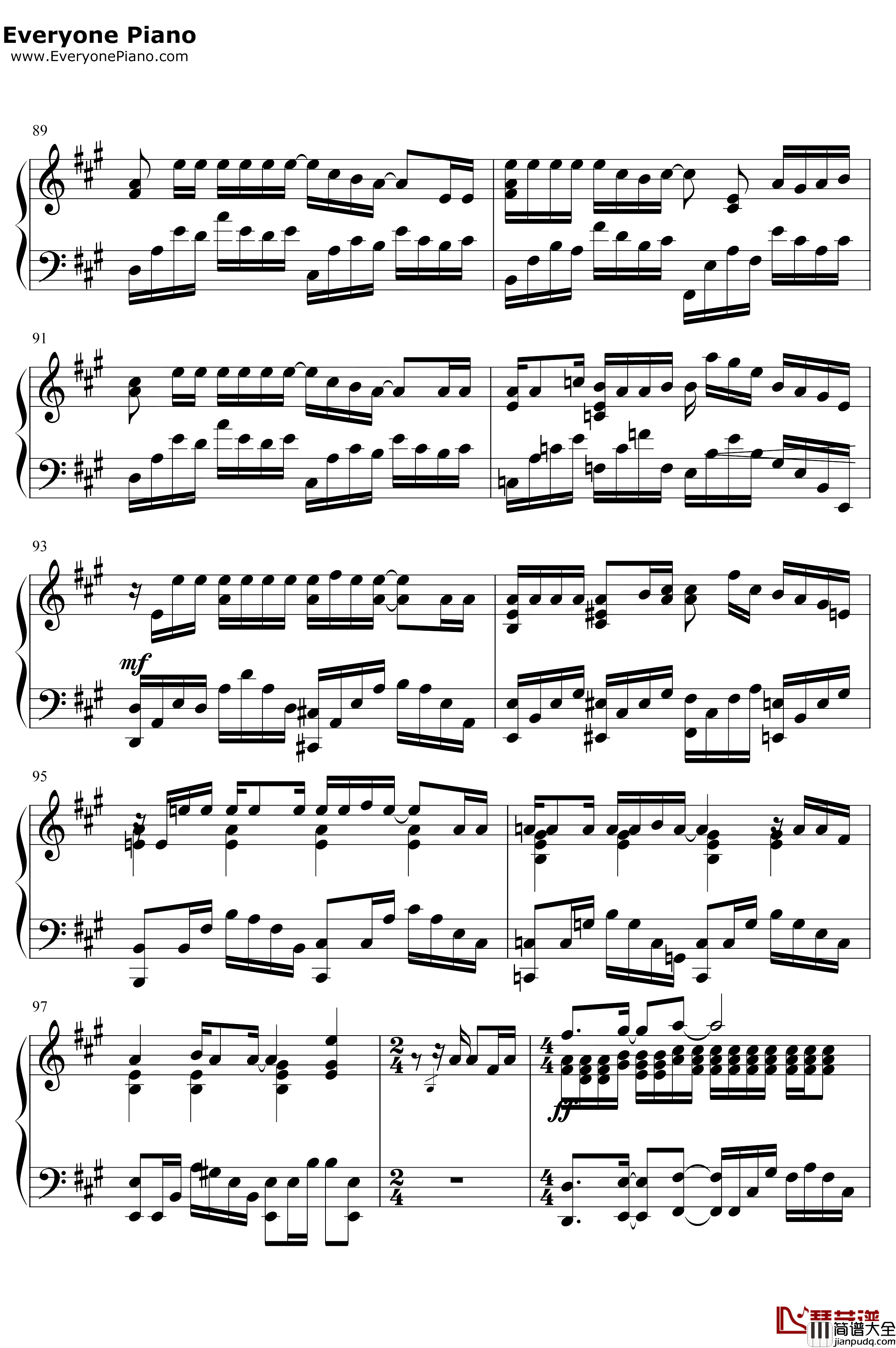 愛にできることはまだあるかい钢琴谱_Radwimps_天气之子主题曲