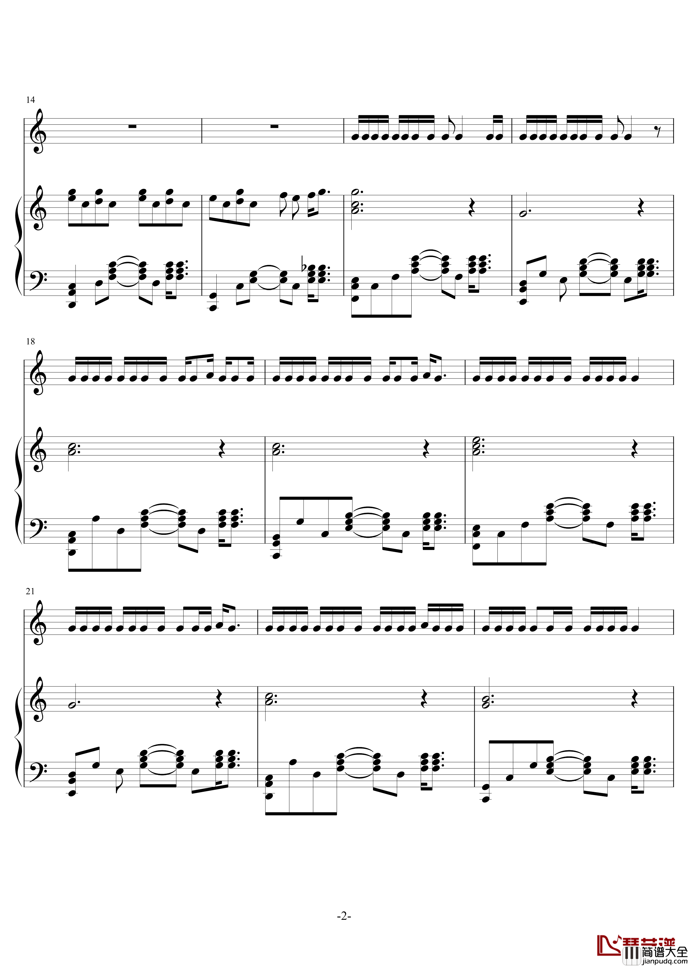 花钢琴谱_伴奏谱_片寄凉太