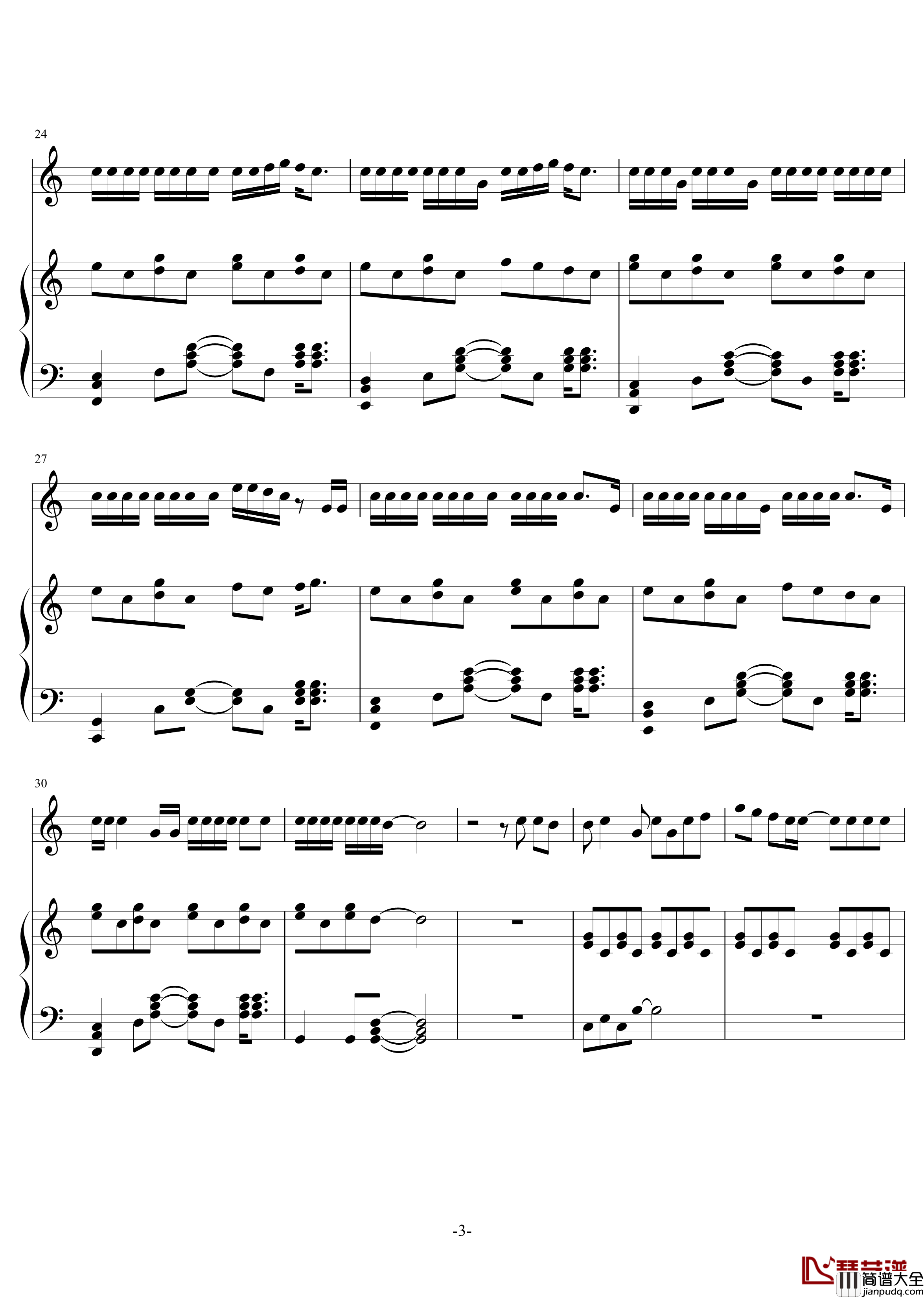 花钢琴谱_伴奏谱_片寄凉太