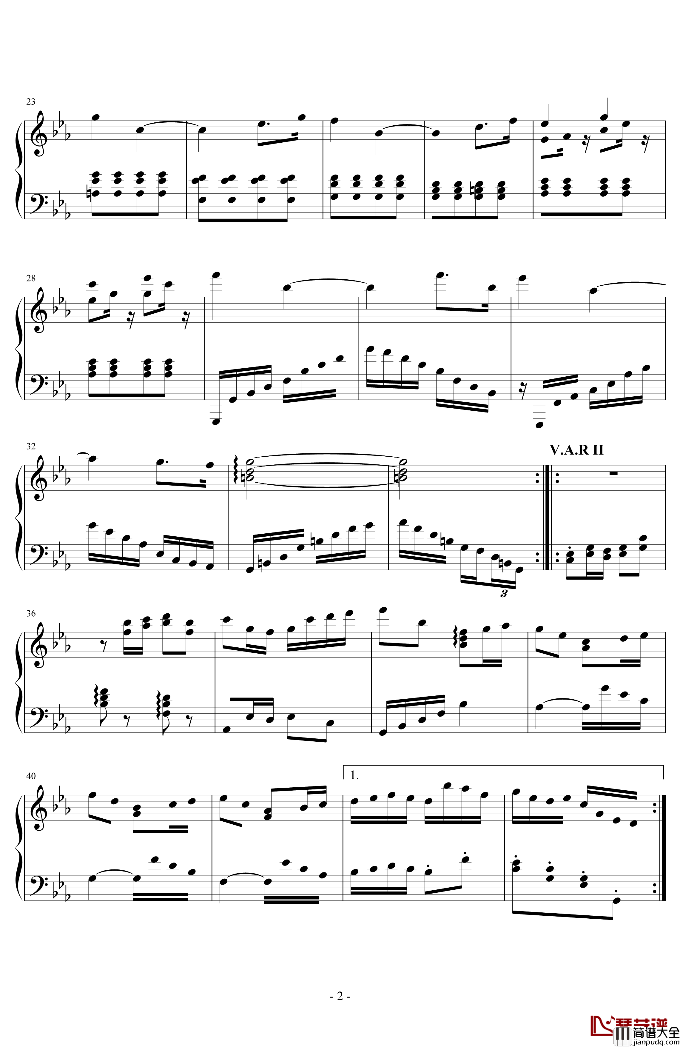 星之永恒钢琴谱_nzh1934