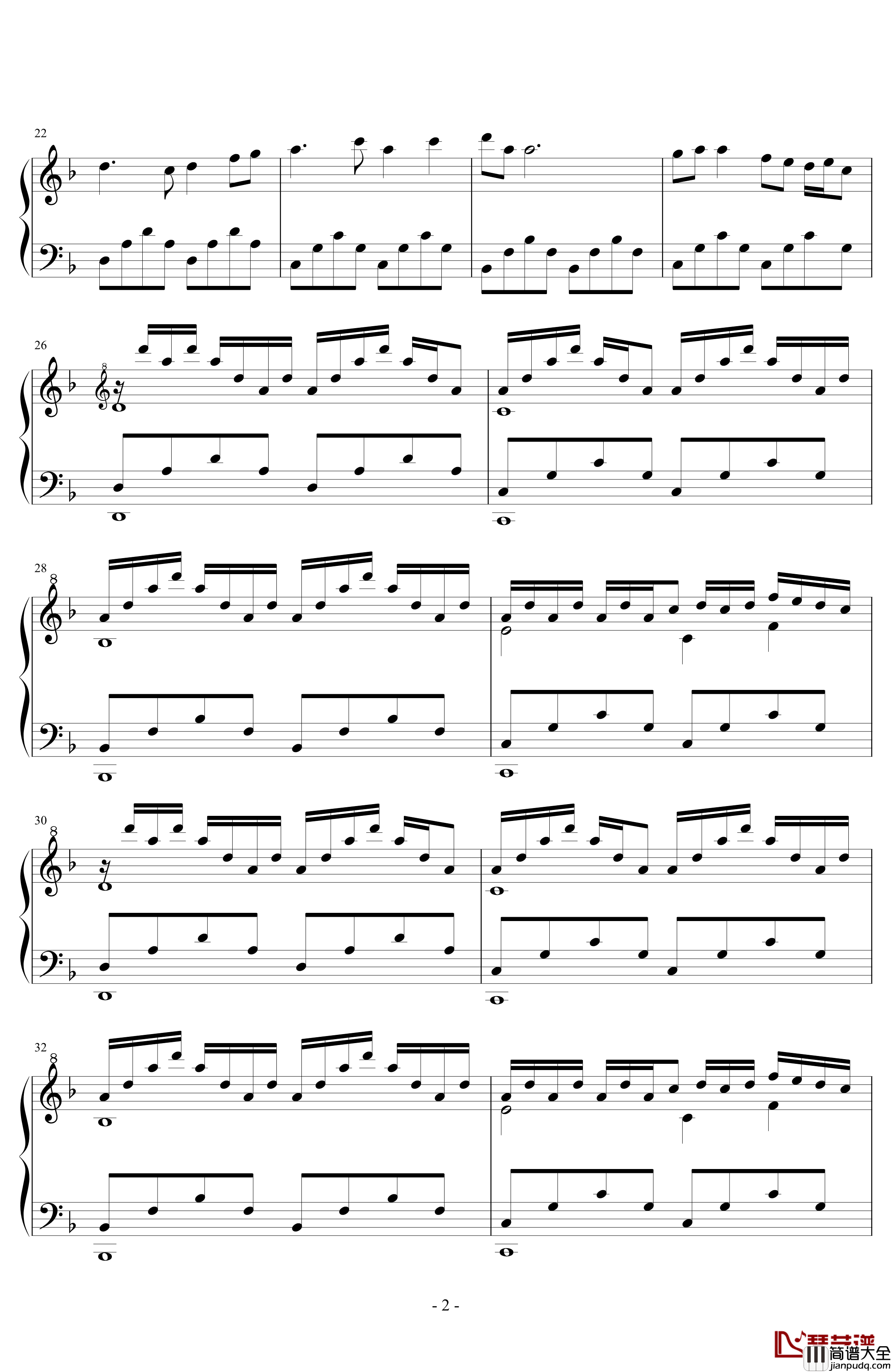 風の神社钢琴谱_东方project_东方灵异传